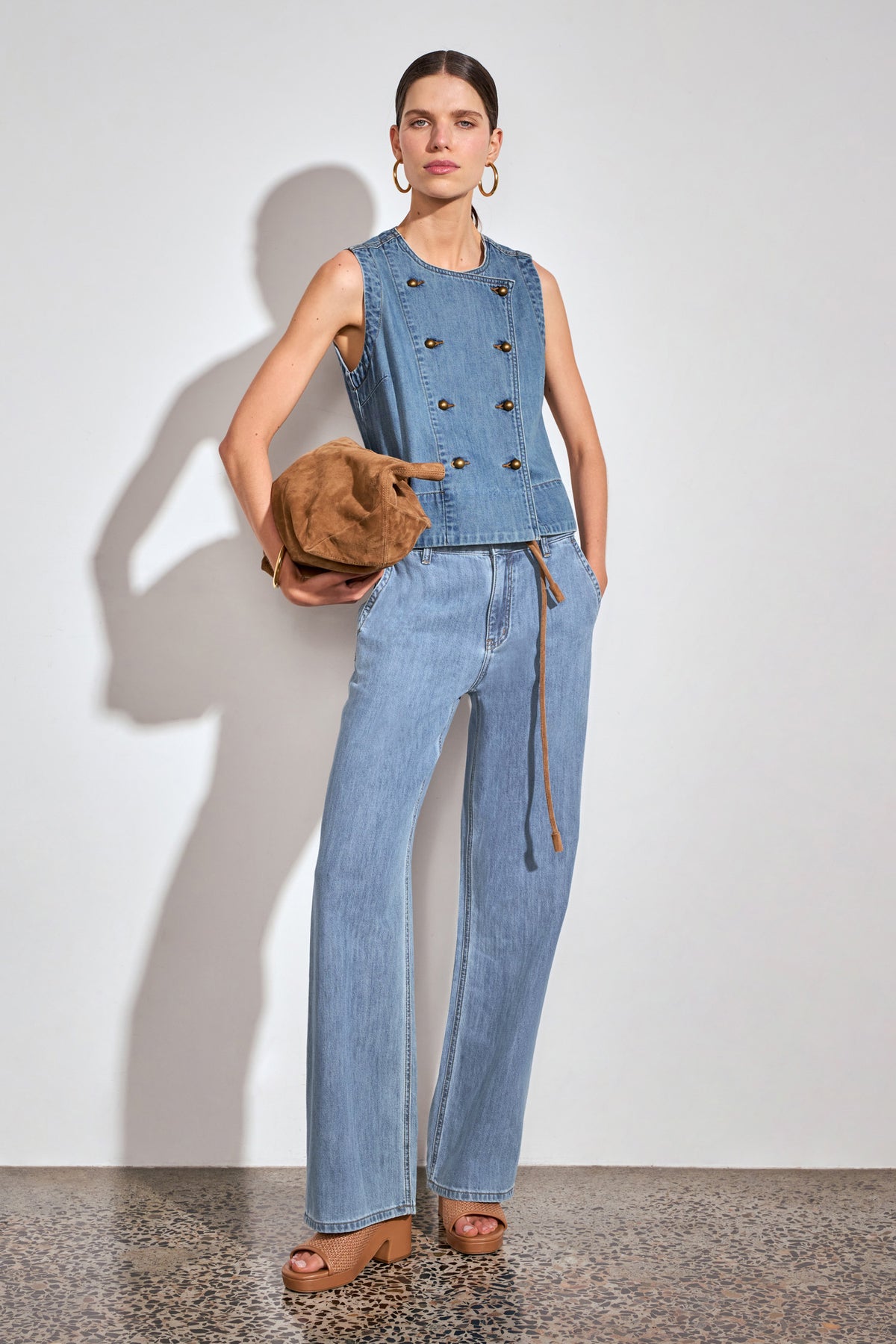 flint jean - mid wash denim|  zoe kratzmann| considered design
