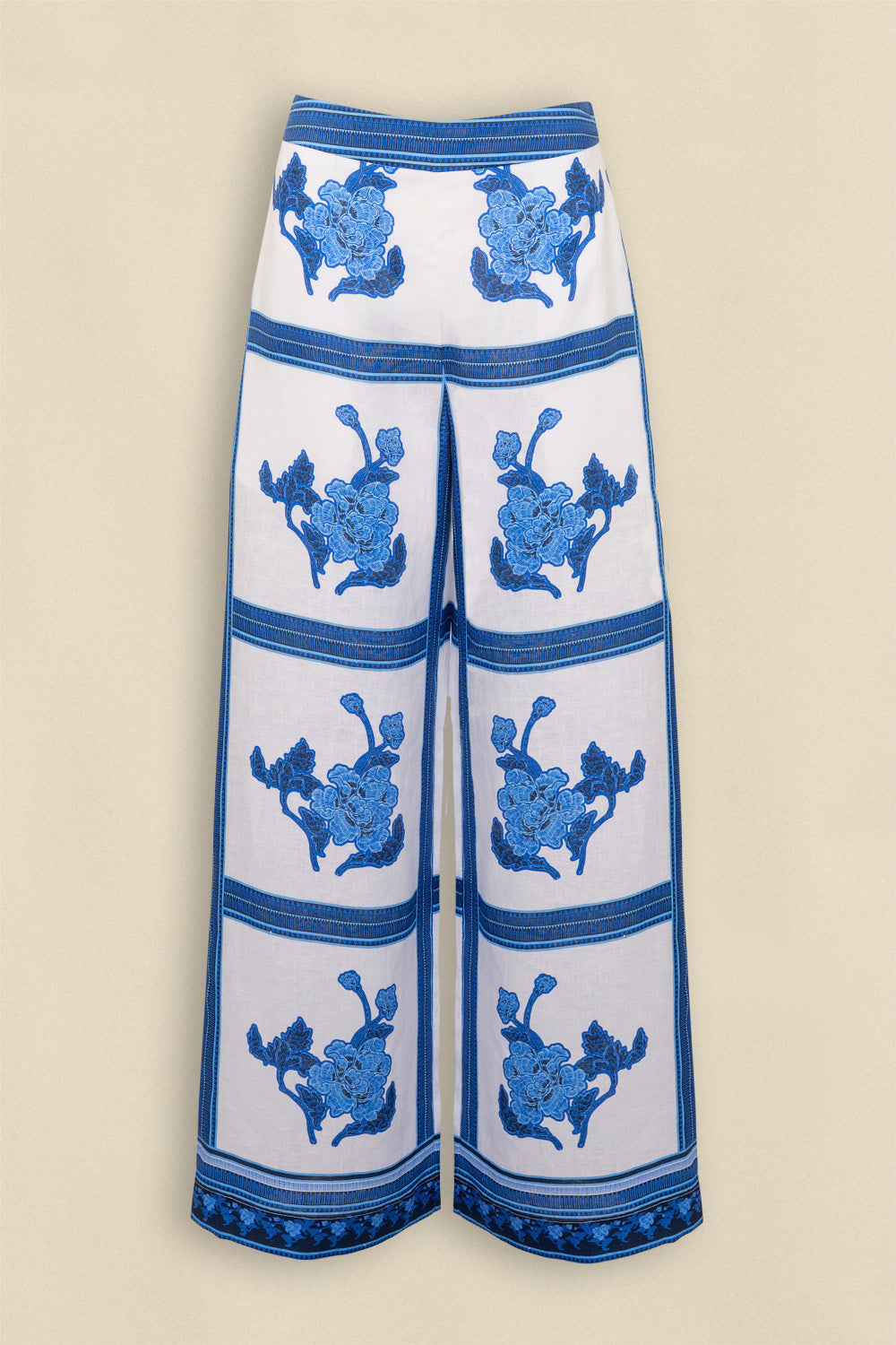 gesture pant - azure collage|  zoe kratzmann| considered design