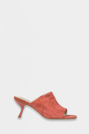 command heel - rose suede