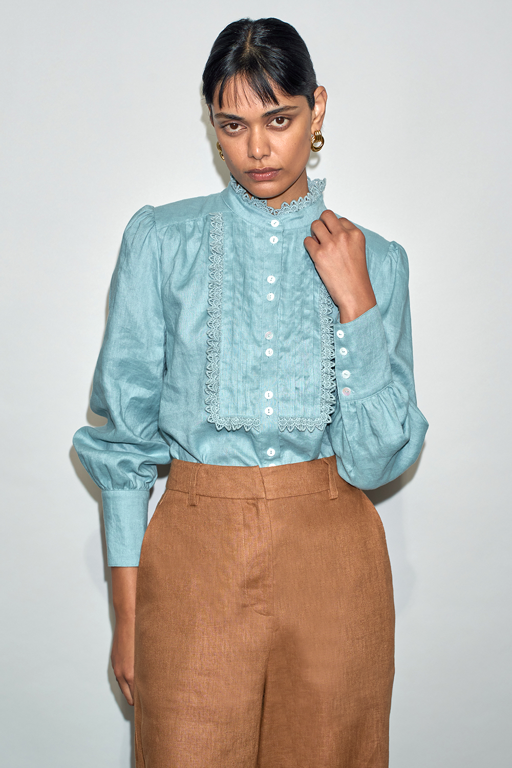 haze top - dusty blue – zoe kratzmann