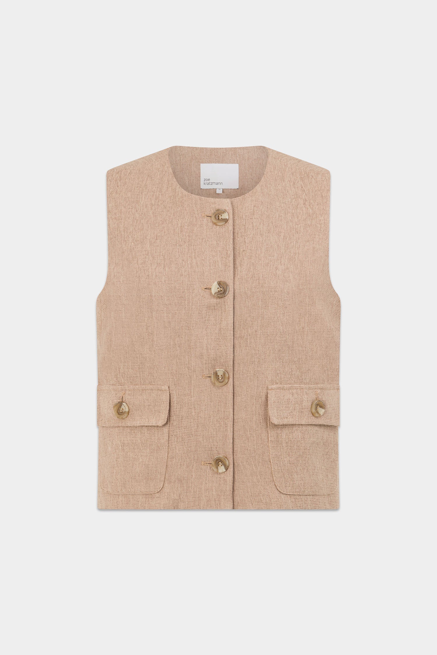 sense vest - pebble