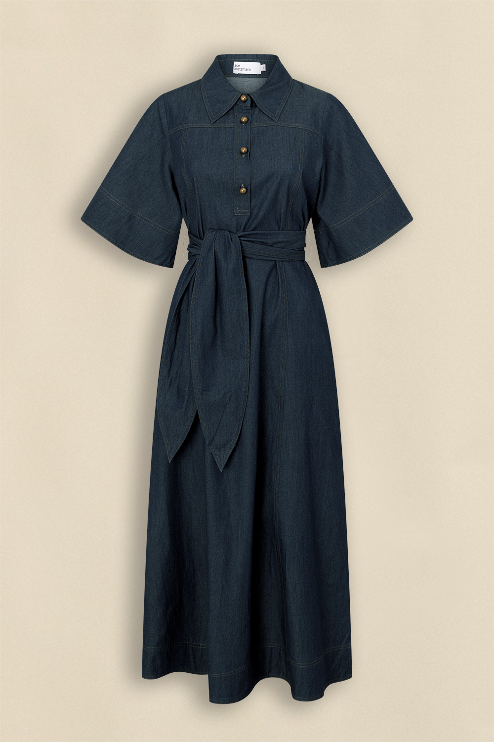 cameo dress - dark chambray|  zoe kratzmann| considered design