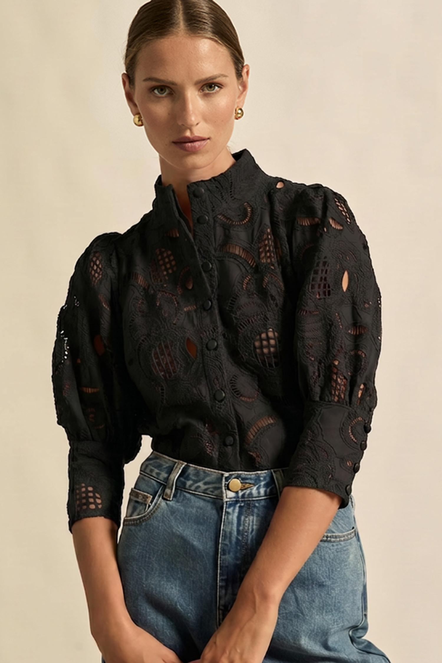 mantra top  - black