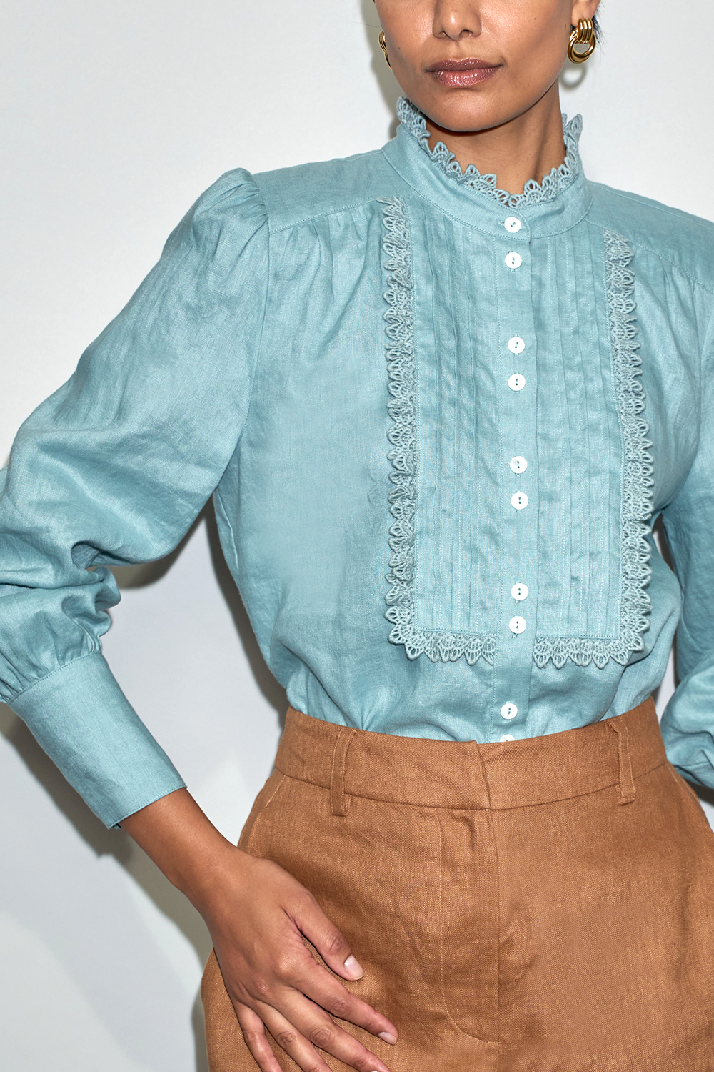 haze top - dusty blue|  zoe kratzmann| considered design