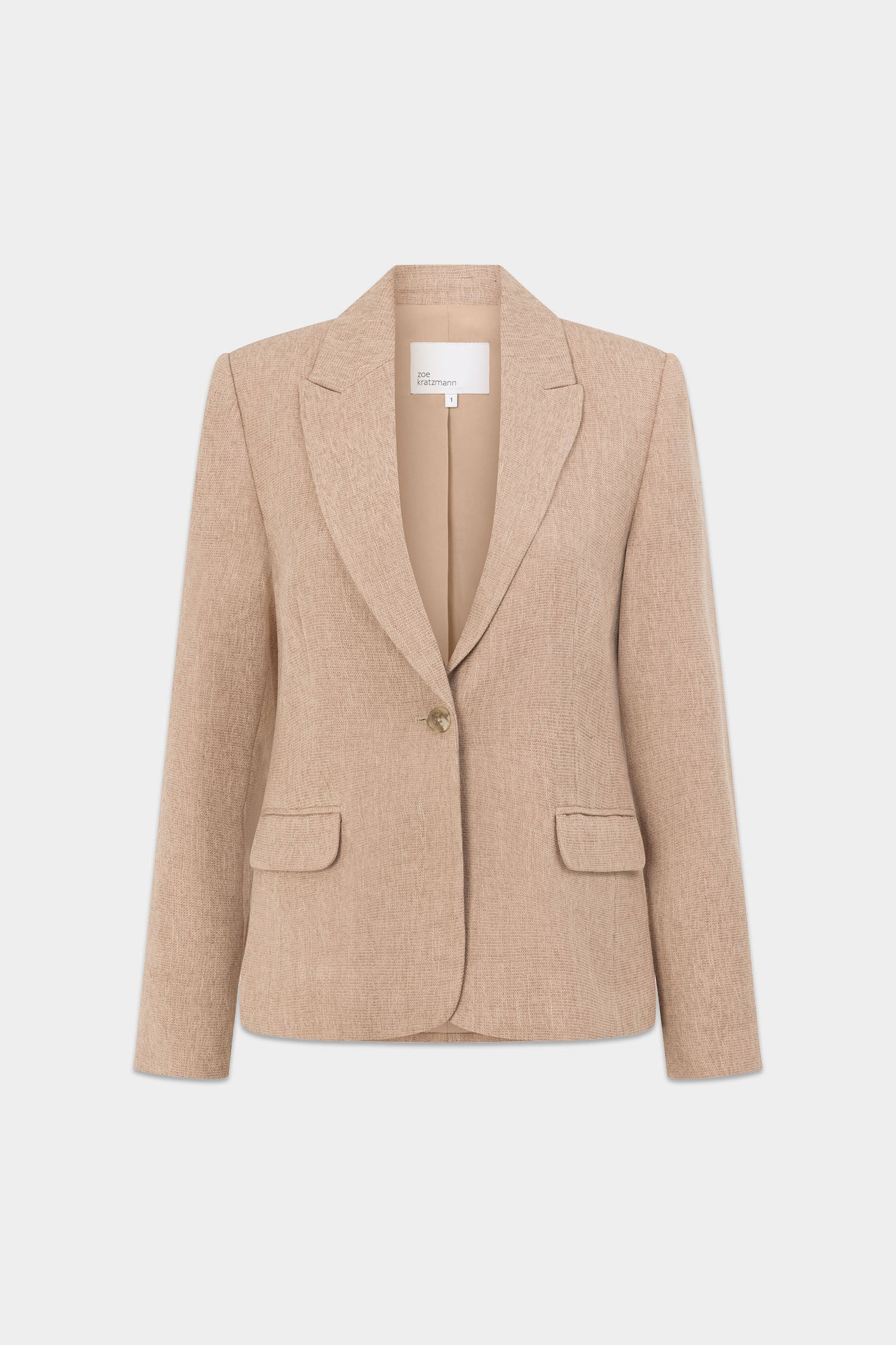 balance jacket - pebble