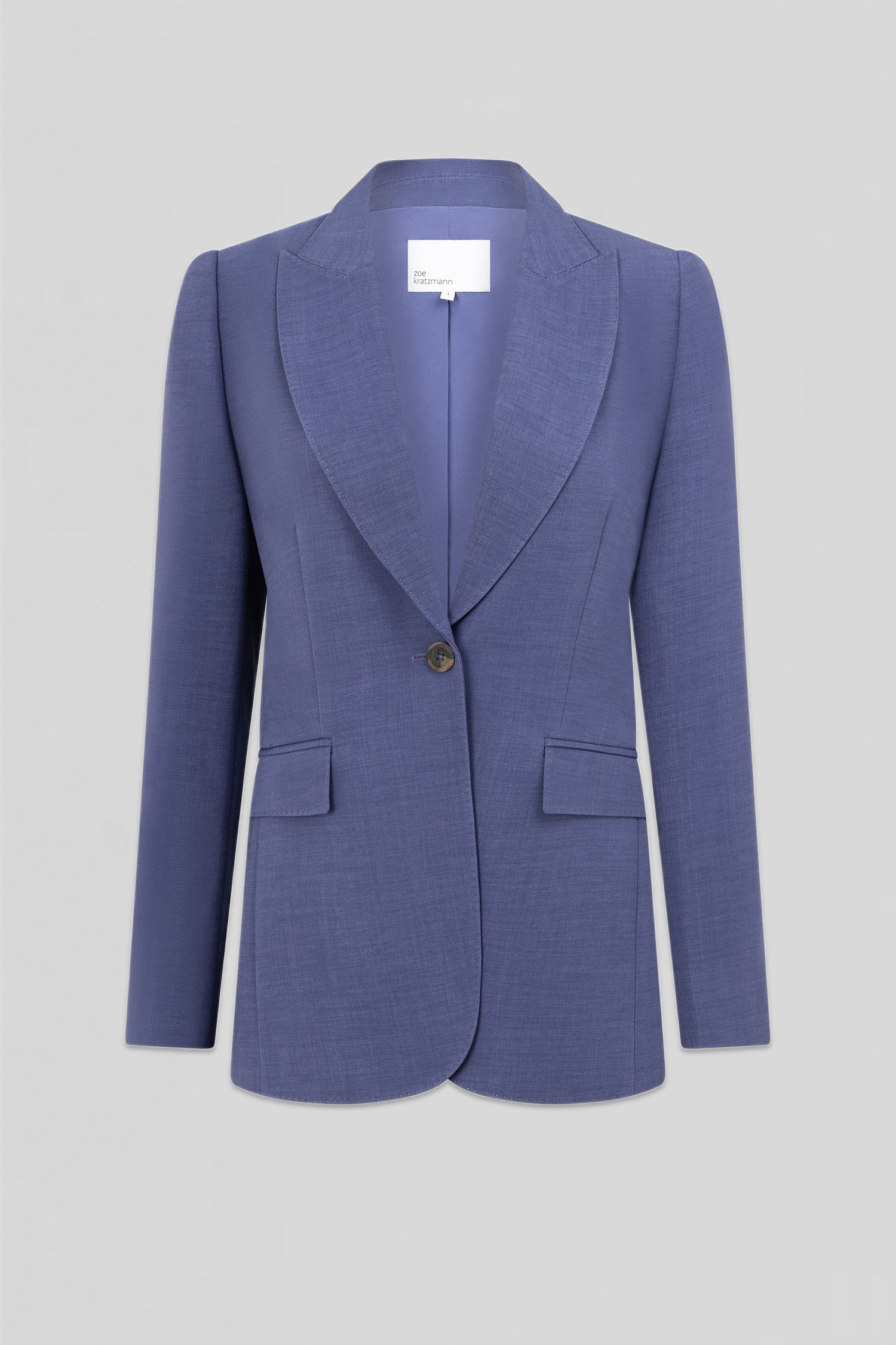 pillar jacket - violet blue|  zoe kratzmann| considered design