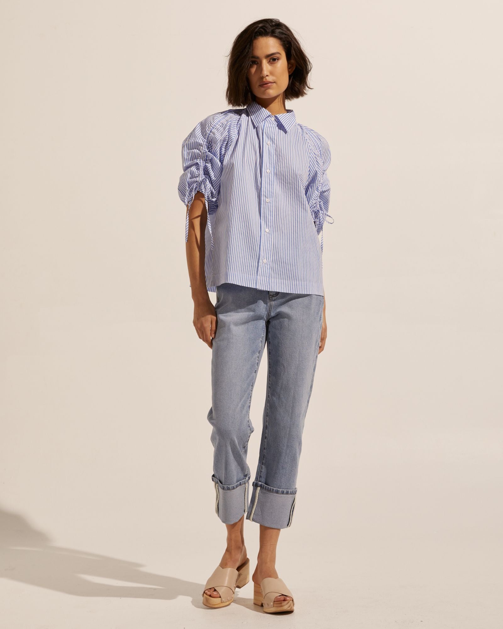 bond top - ocean stripe