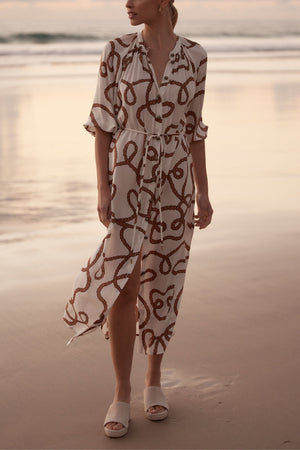 Bravura Maxi Dress - Mariner|  zoe kratzmann| considered design