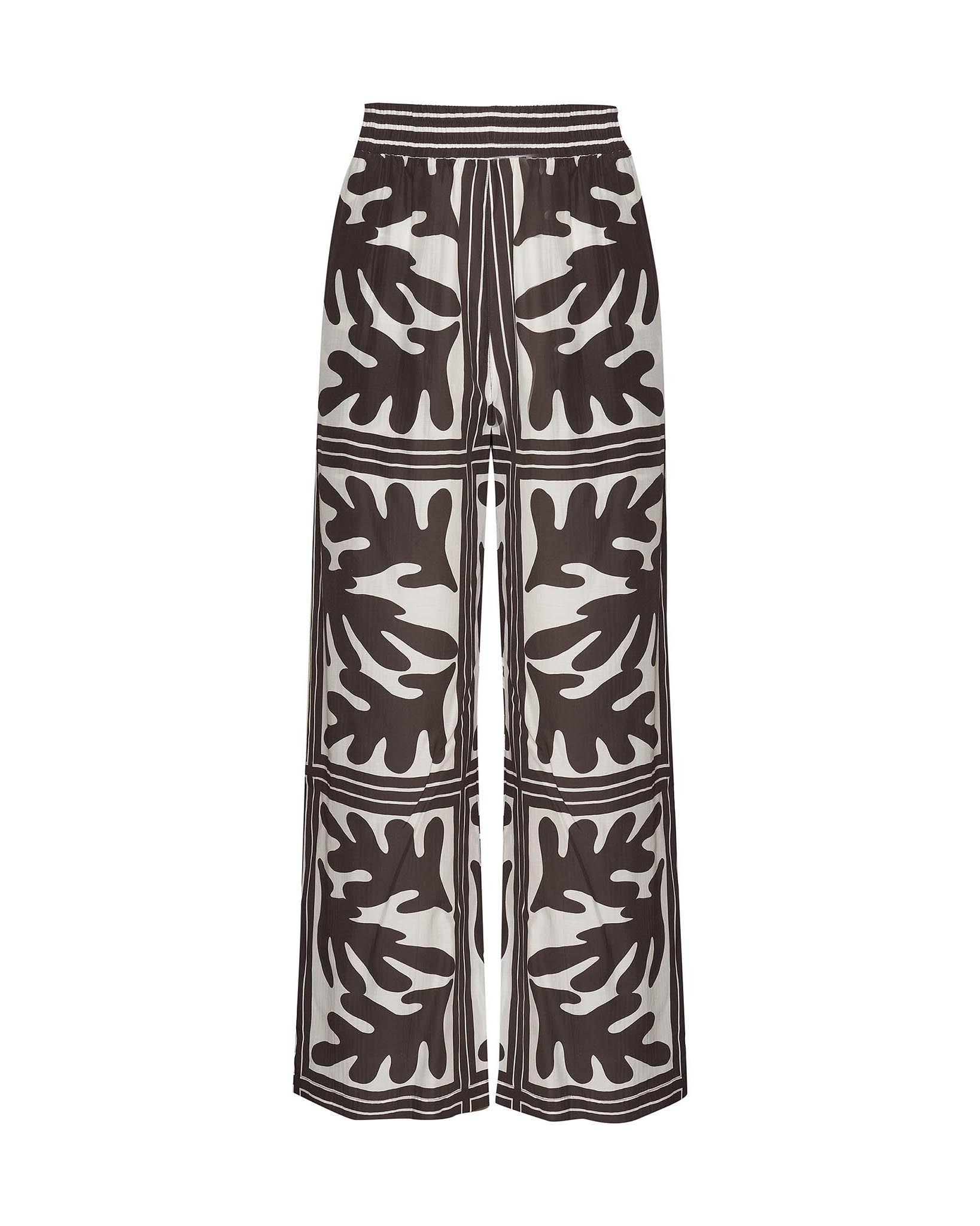 breeze pant - frond choc