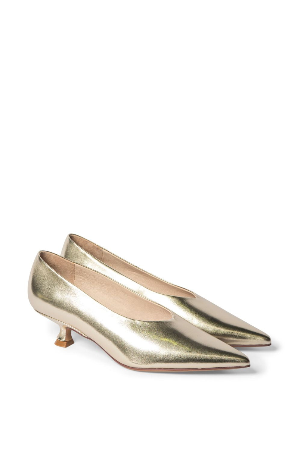 Candid heel - metallic
