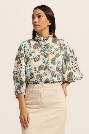 Dedicate top - Sage botanic