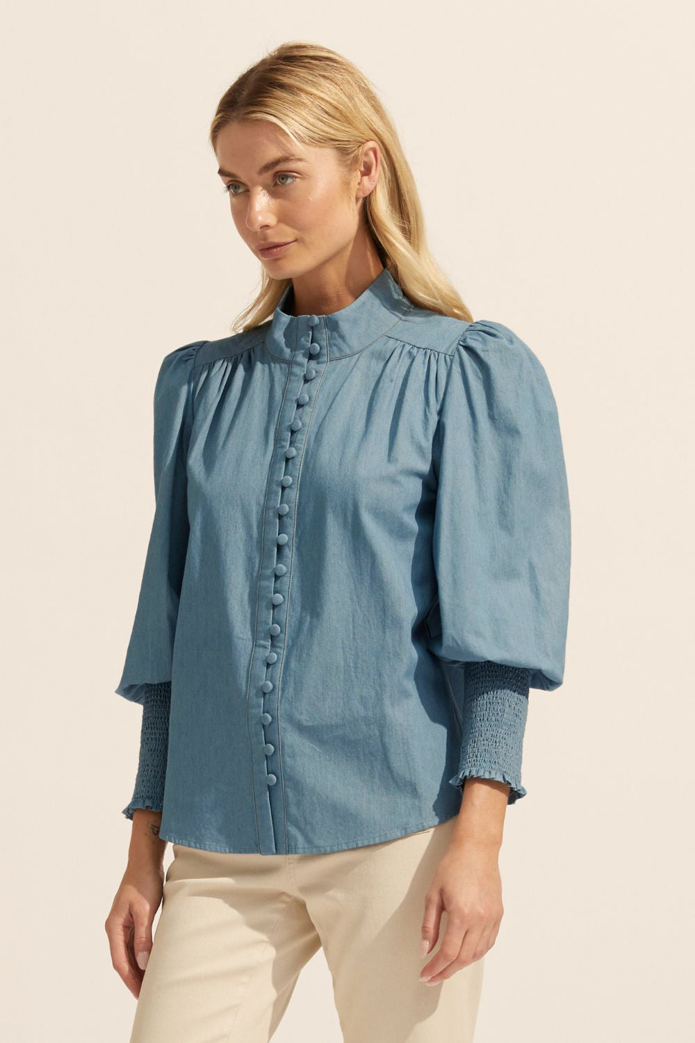 pier top - chambray