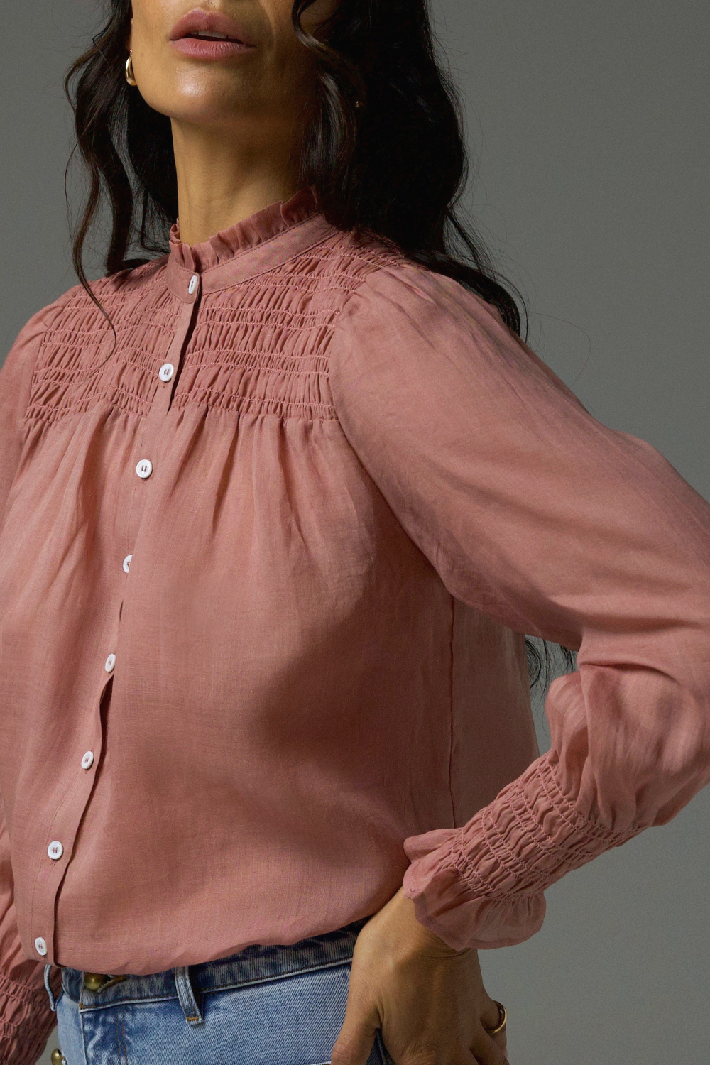 skylark top - tearose