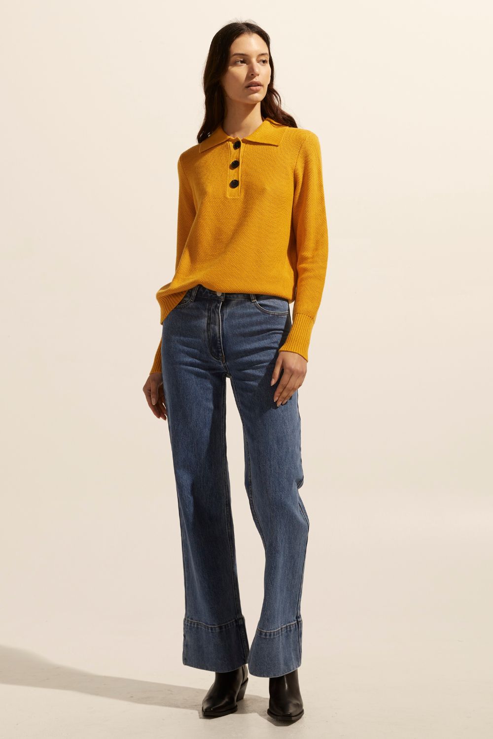 Engulf knit - Ochre