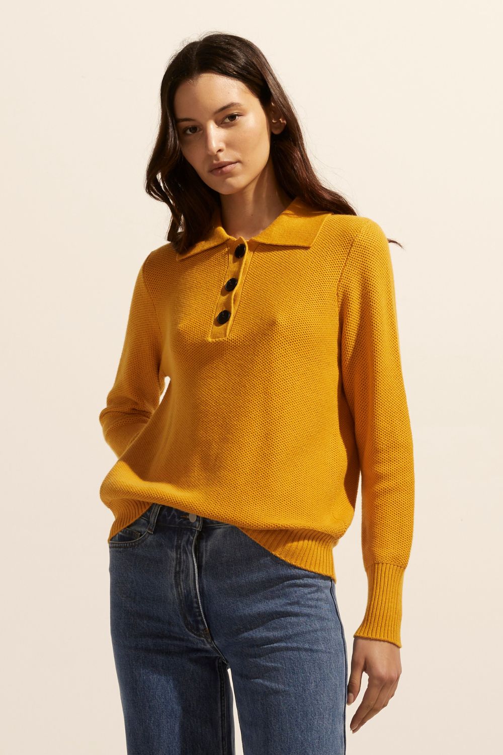 Engulf knit - Ochre