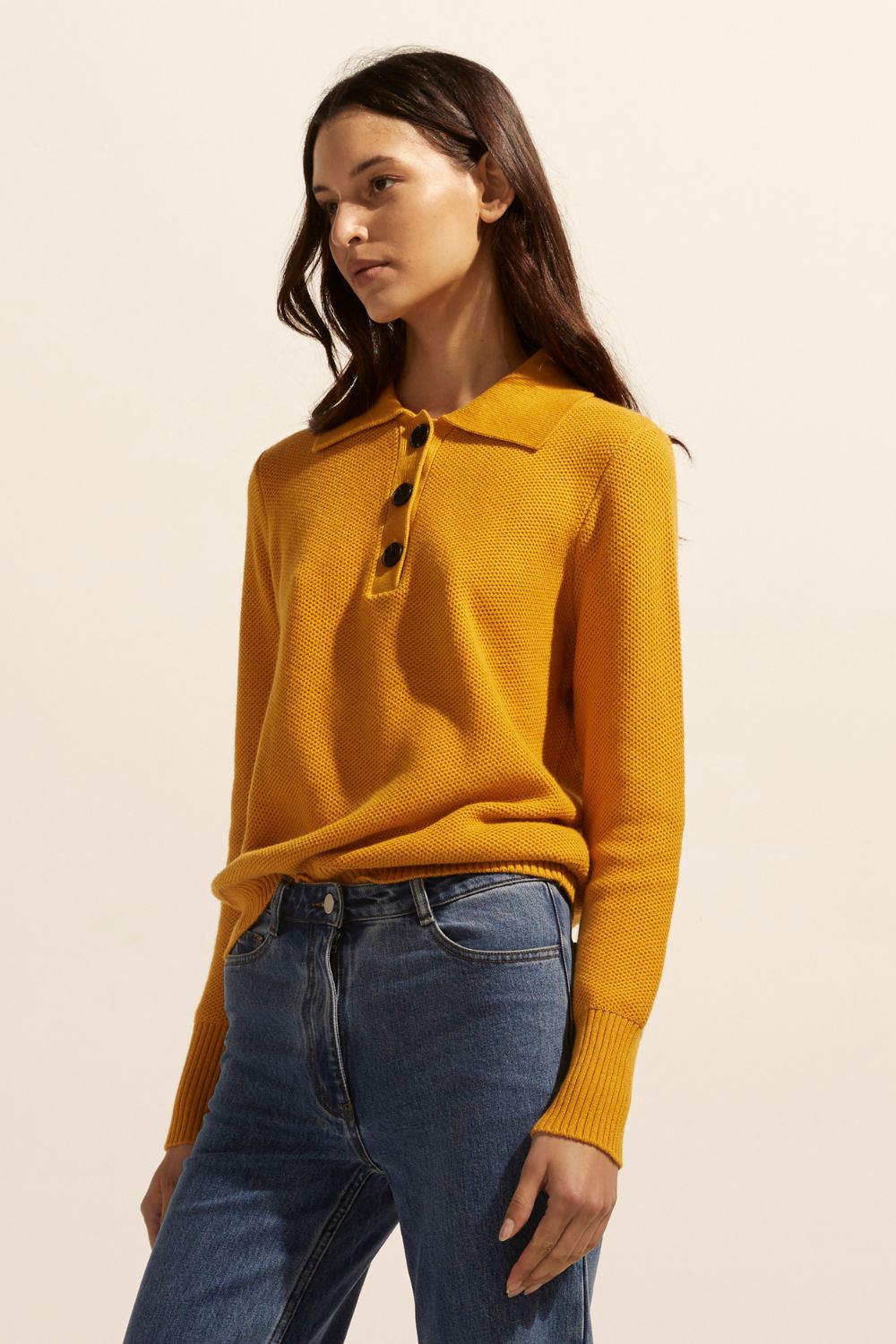 Engulf knit - Ochre