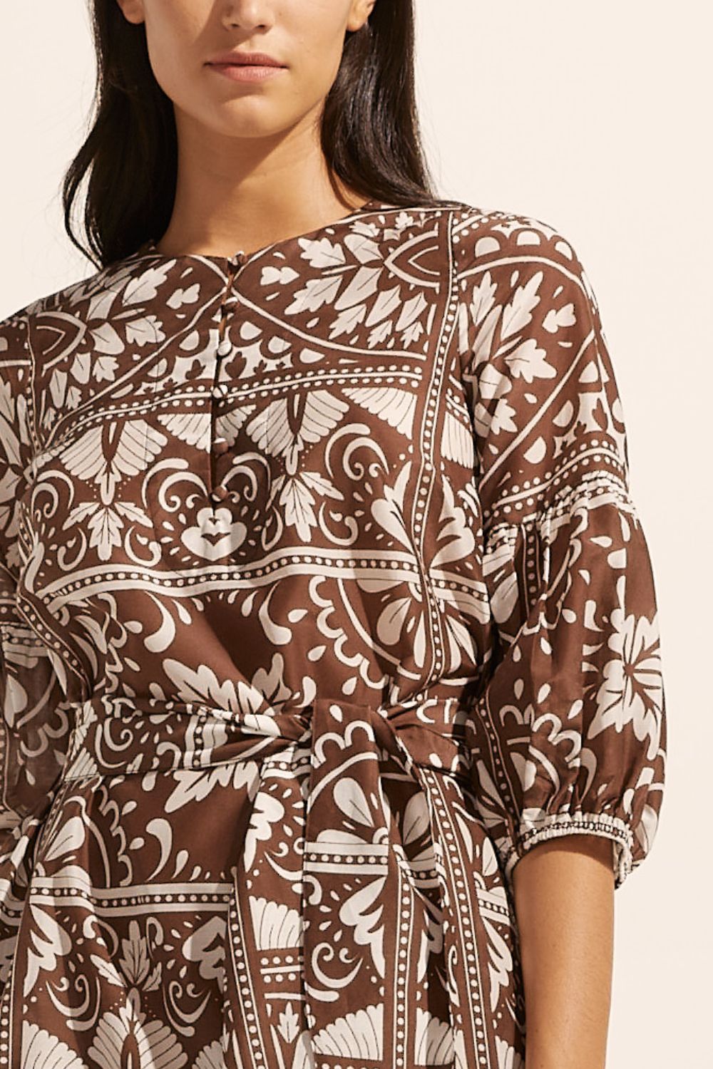 Explore Dress - Choc Mosaic