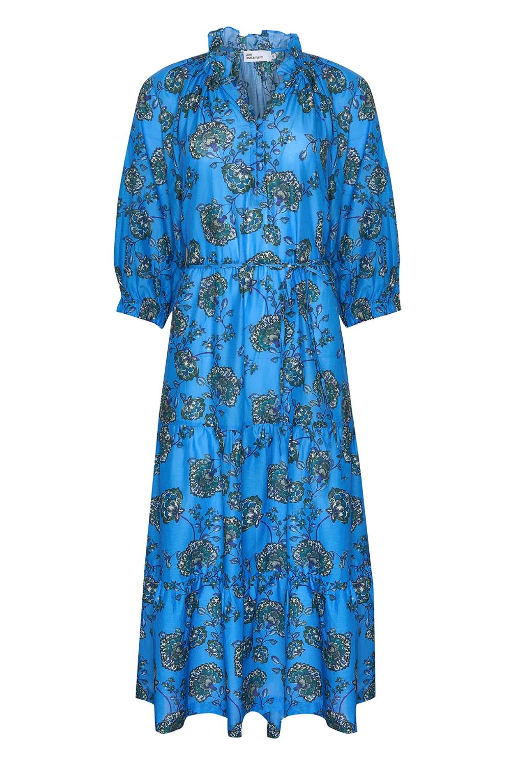 Field dress - Azure botanic – zoe kratzmann
