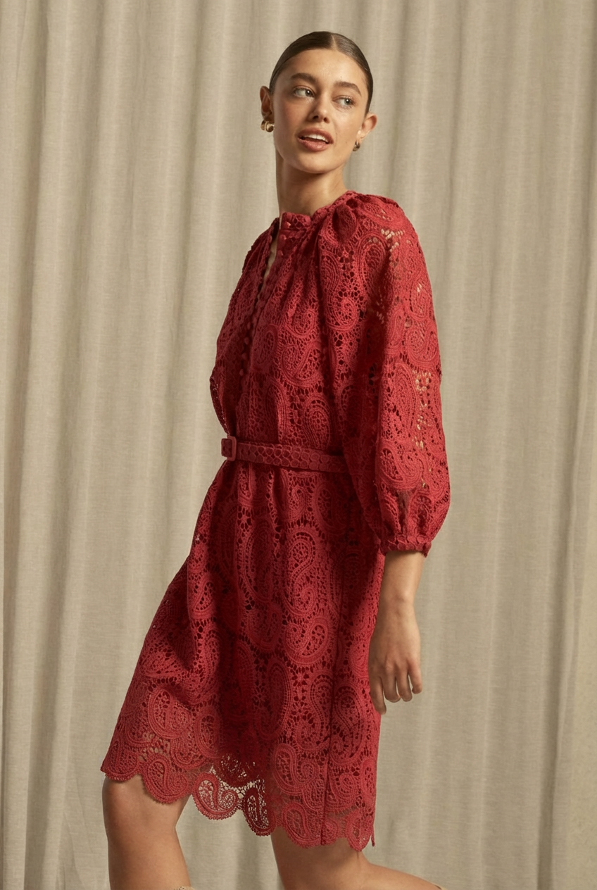 Wisp dress - RASPBERRY