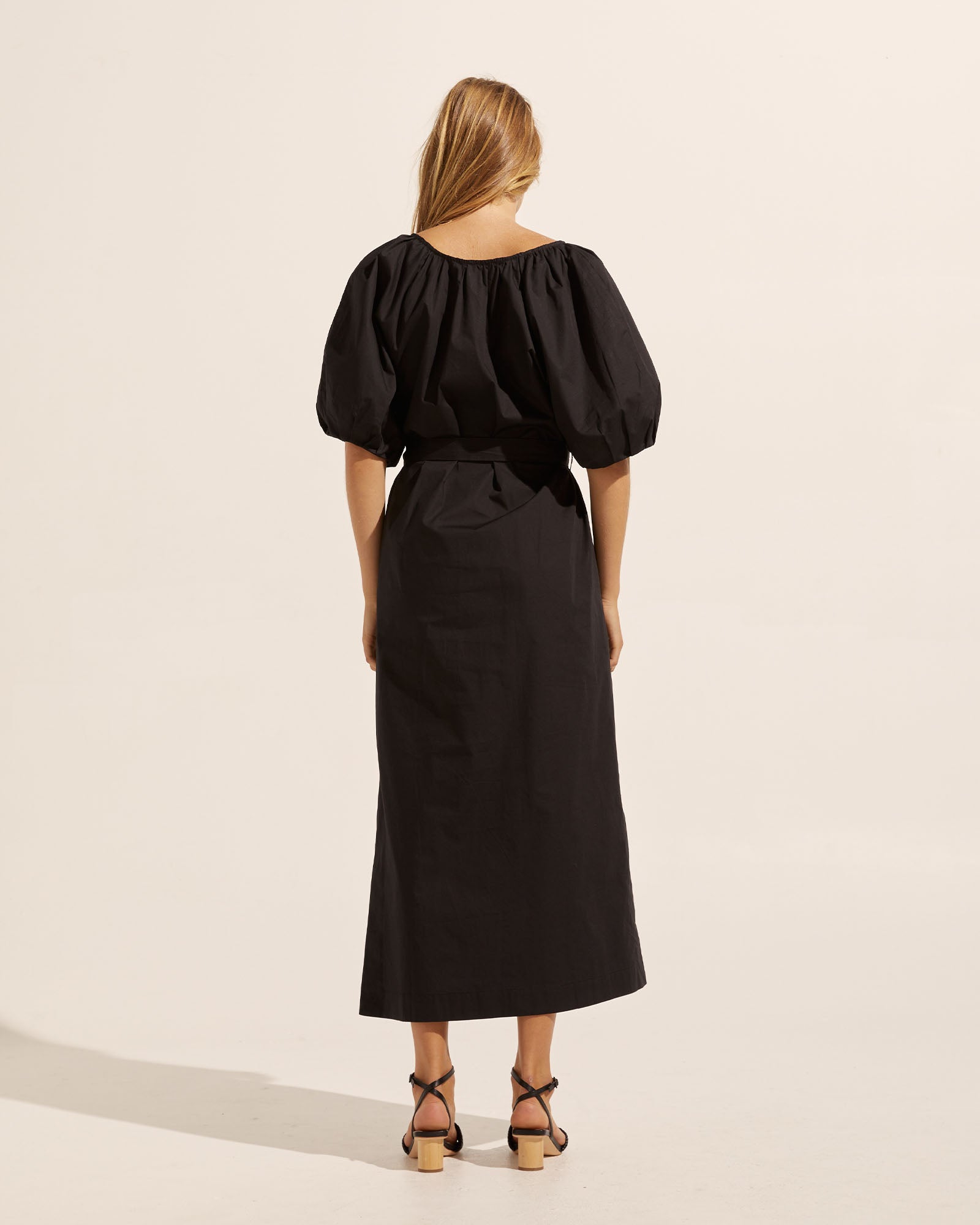 flow dress - black