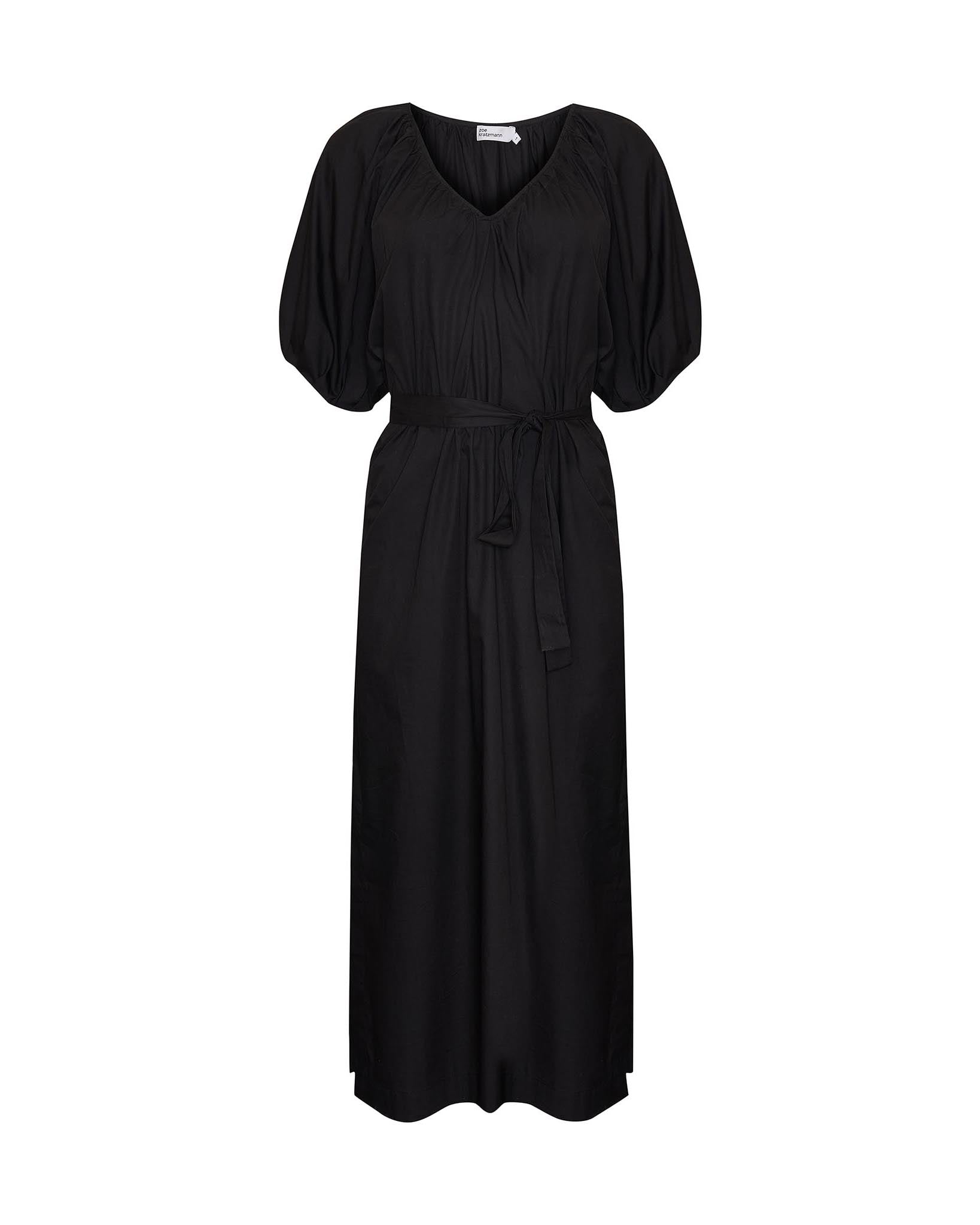 flow dress - black