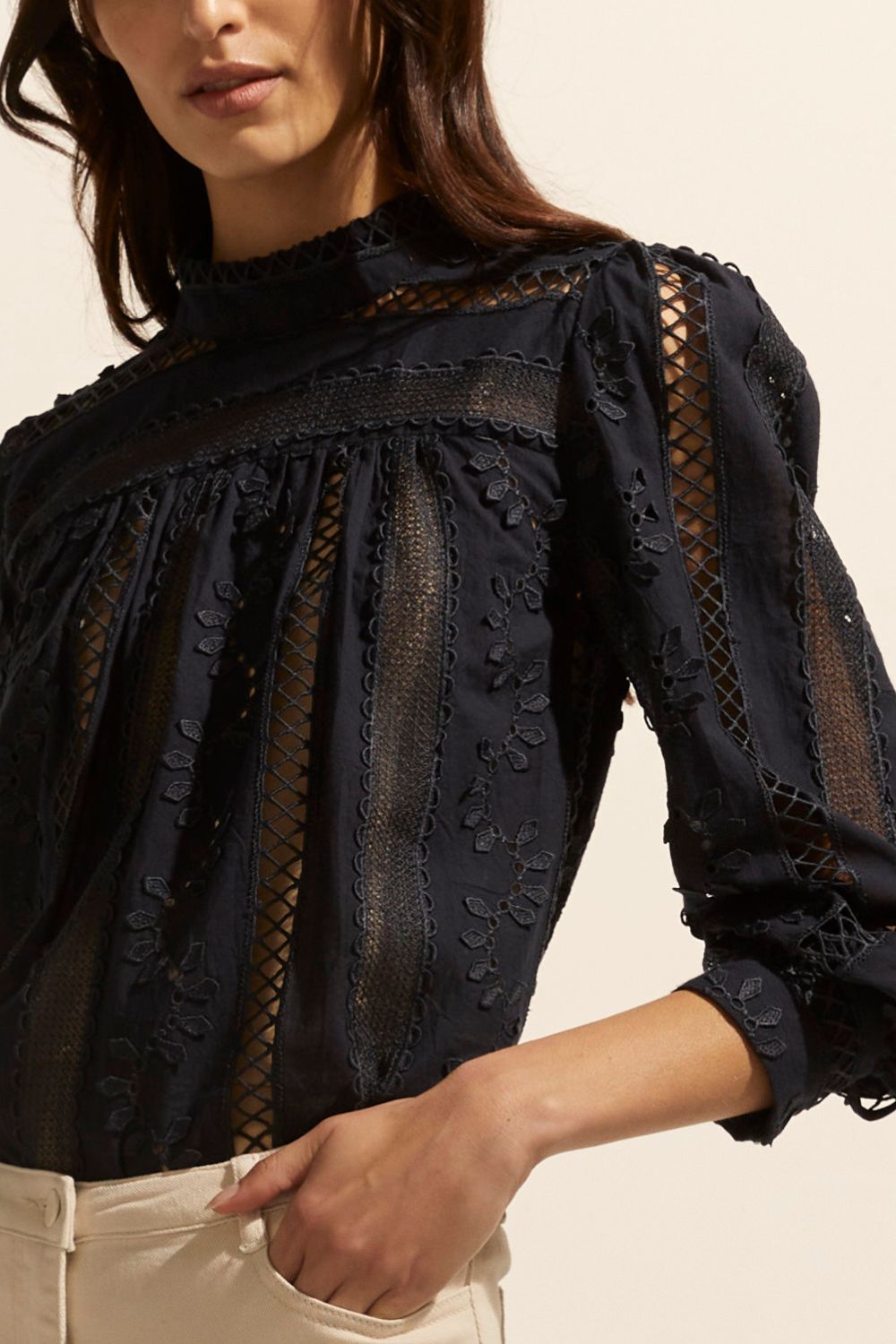 Glimpse Top in Indigo Glimpse Top in Indigo