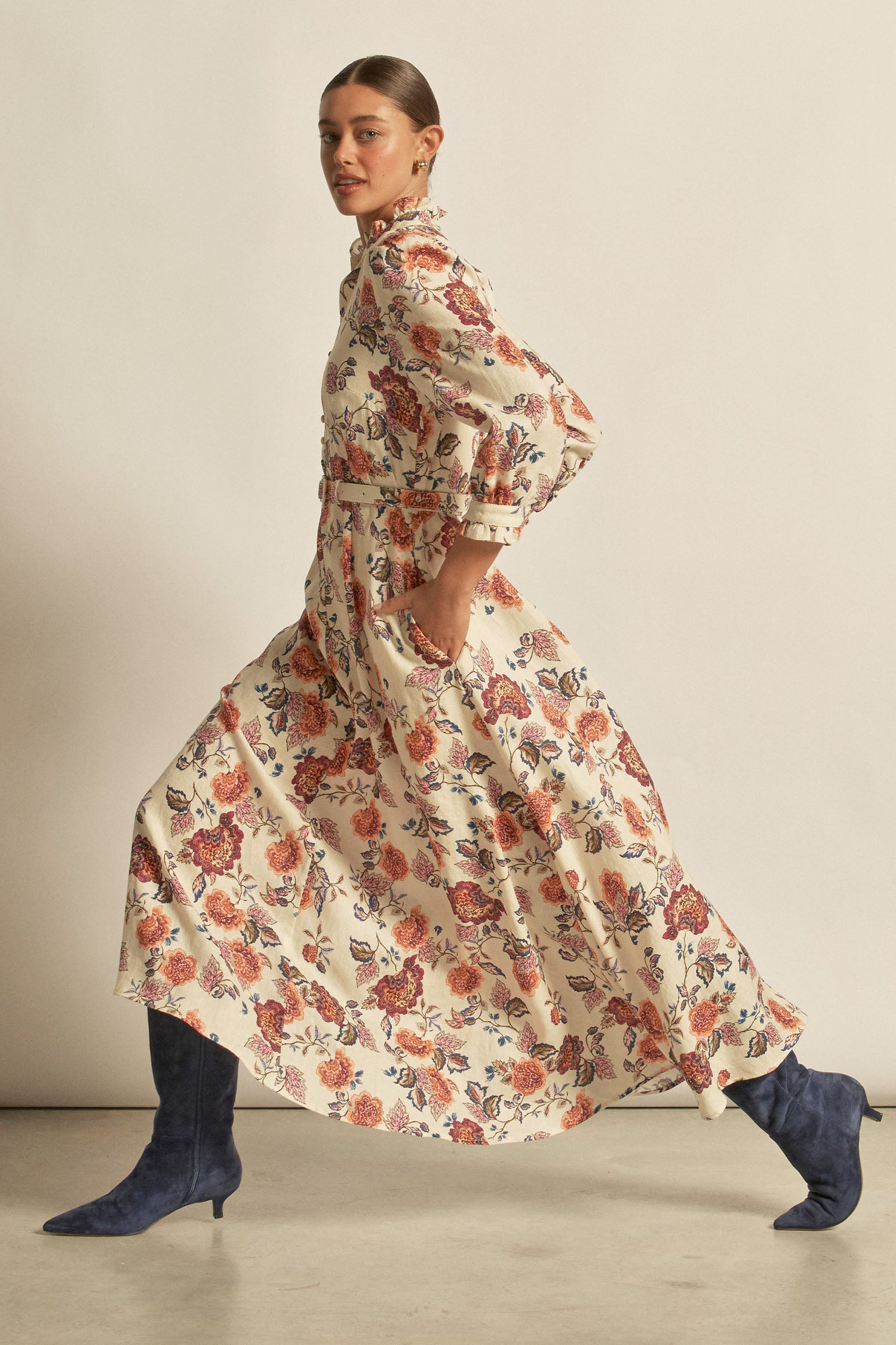 Halo Dress - heirloom bloom|  zoe kratzmann| considered design