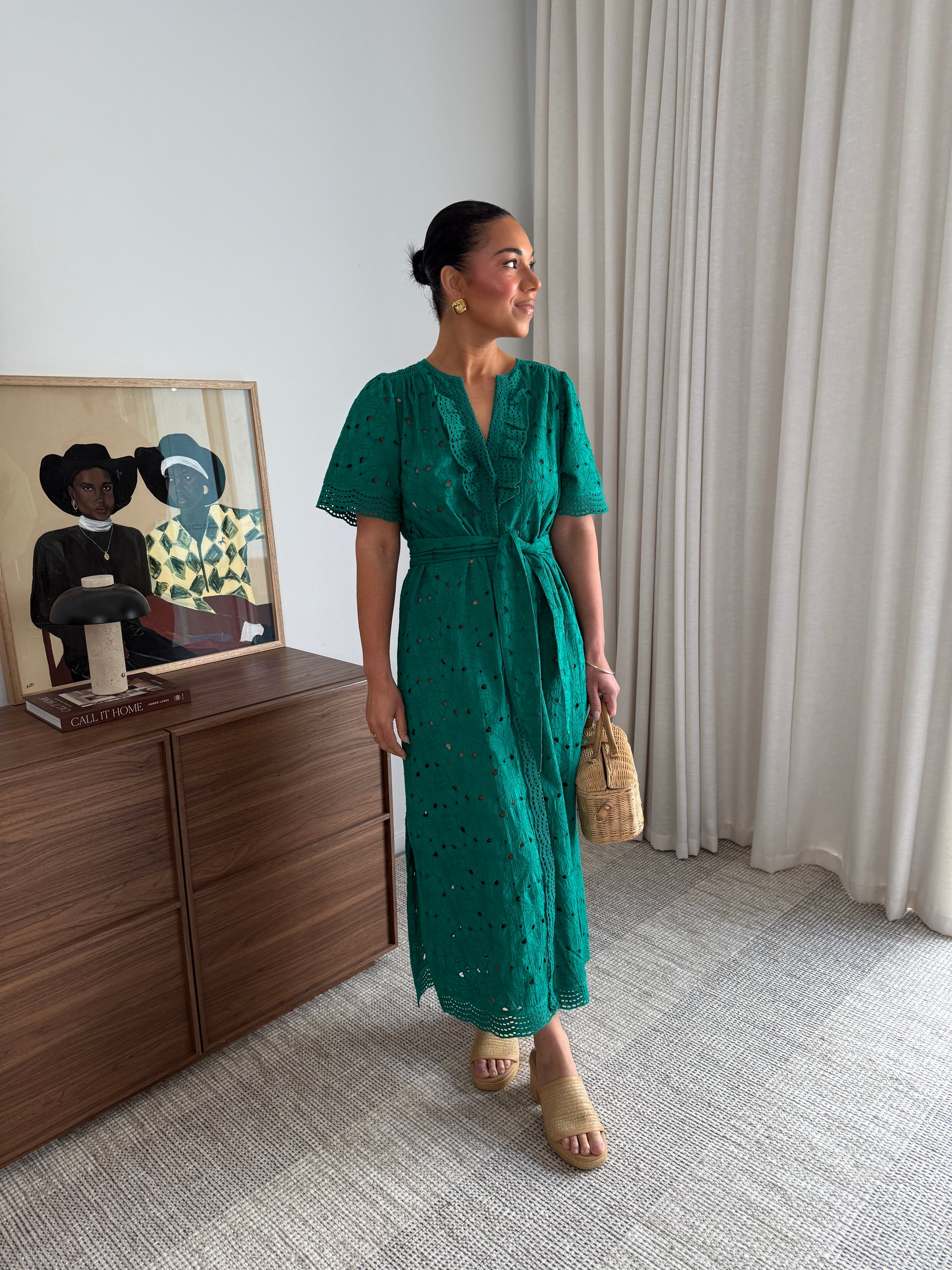 voyage dress - emerald|  zoe kratzmann| considered design