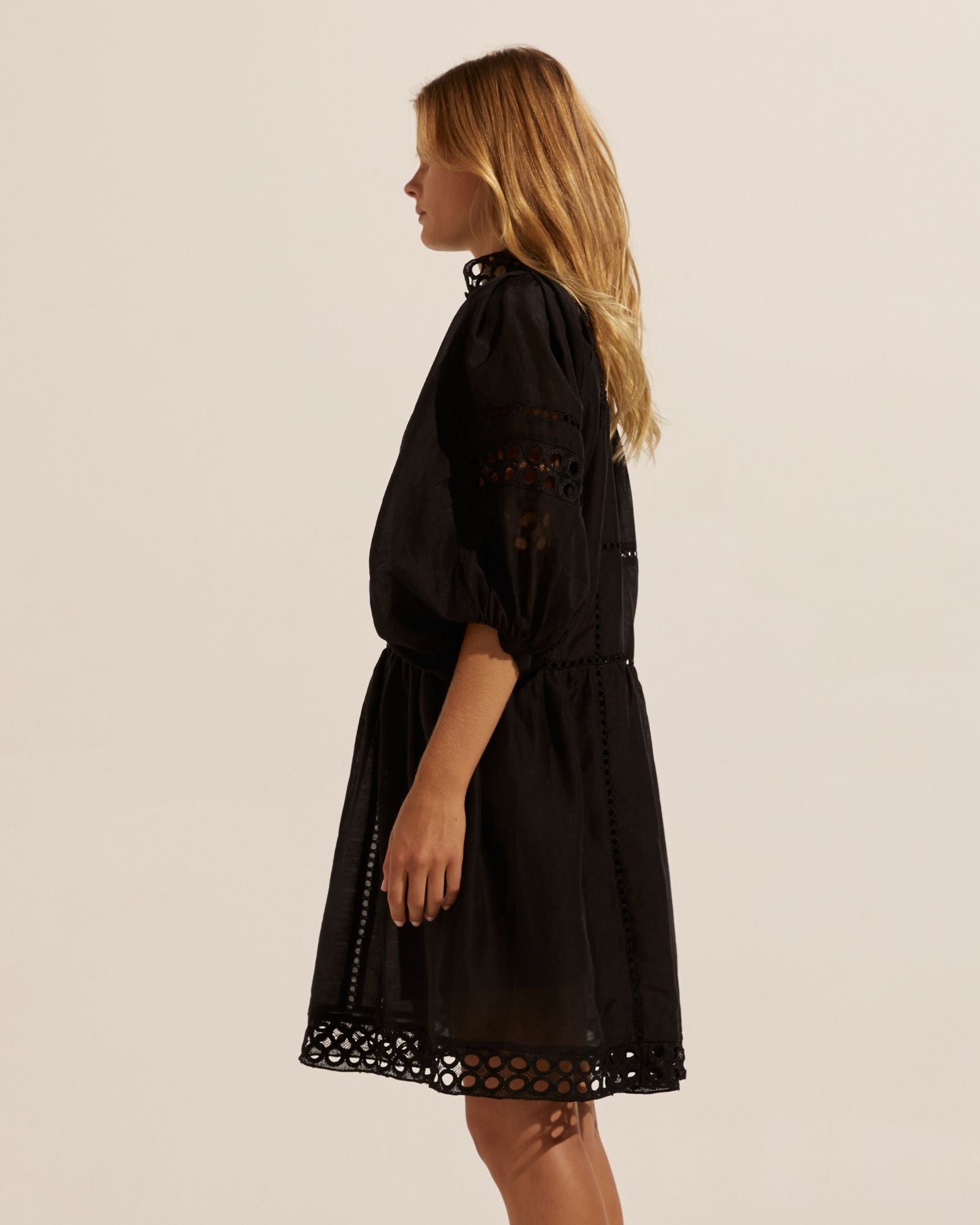 intrigue dress - black