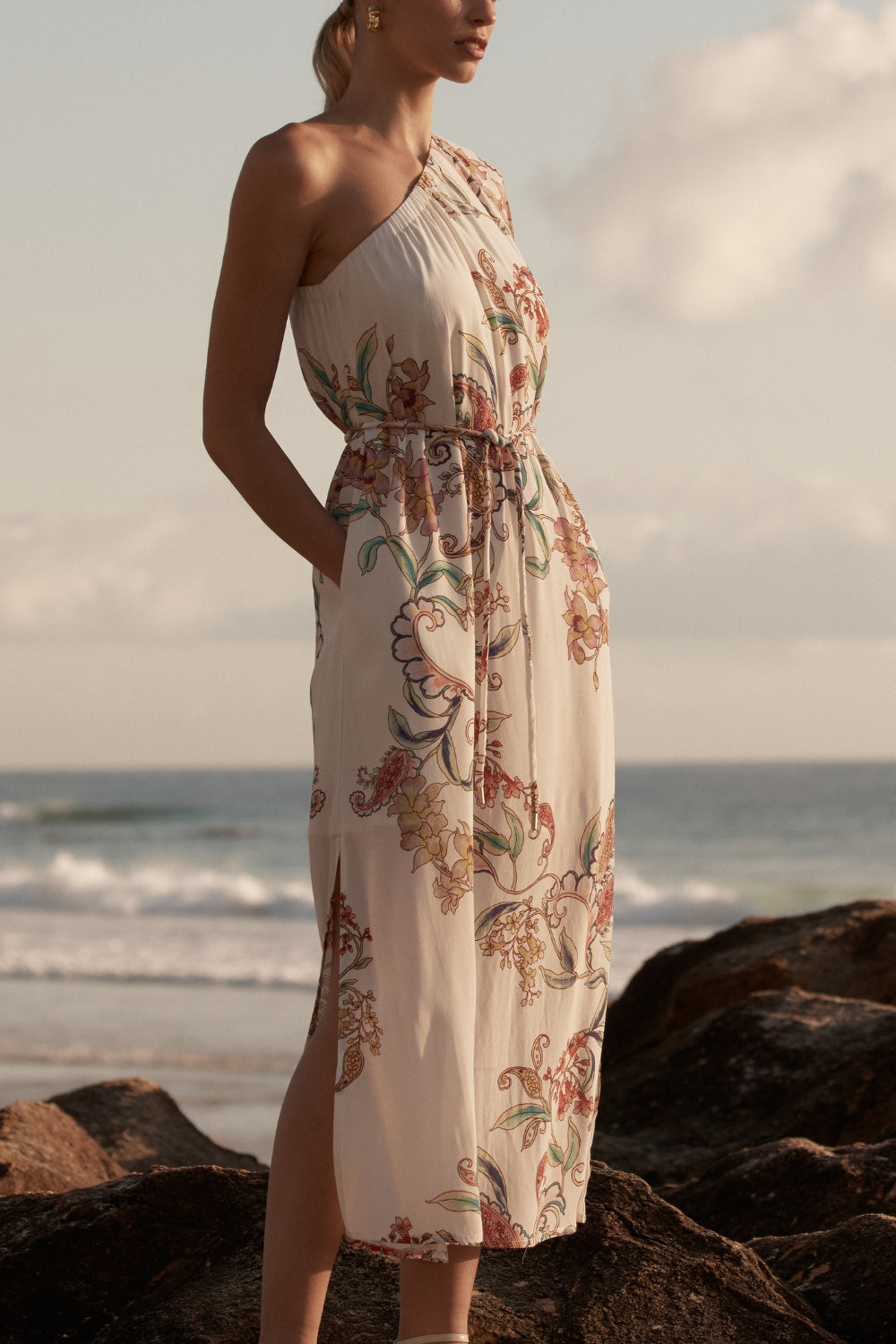 Muse One-Shoulder Dress - Verona Paisley|  zoe kratzmann| considered design