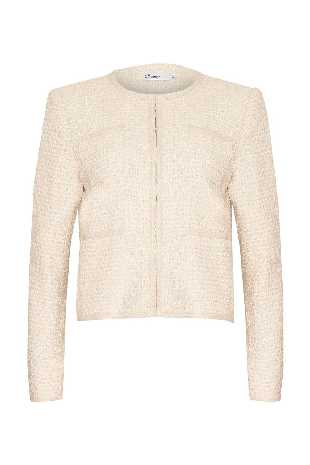 Patron jacket - Ecru boucle