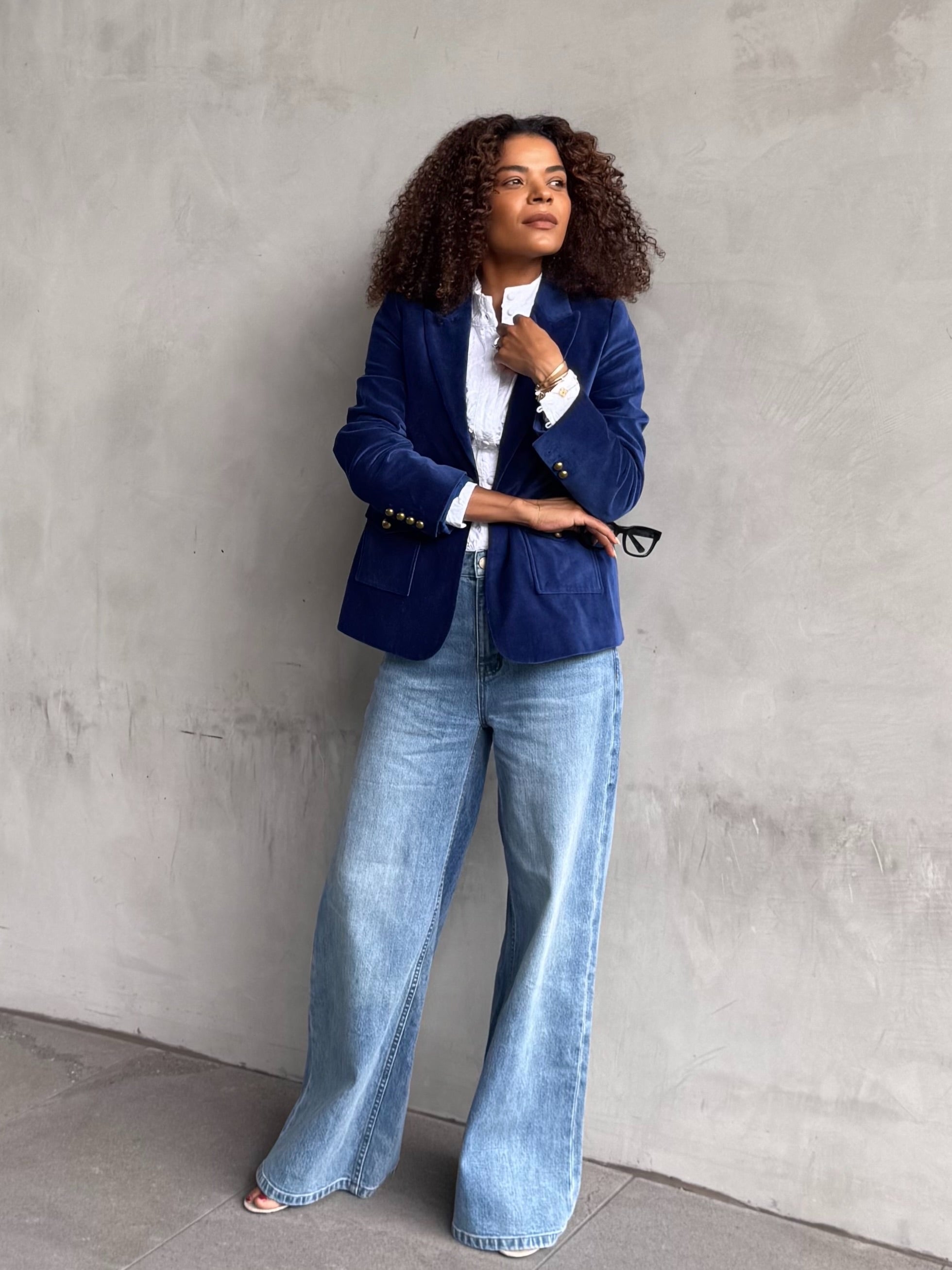 Glace Jacket - sapphire|  zoe kratzmann| considered design