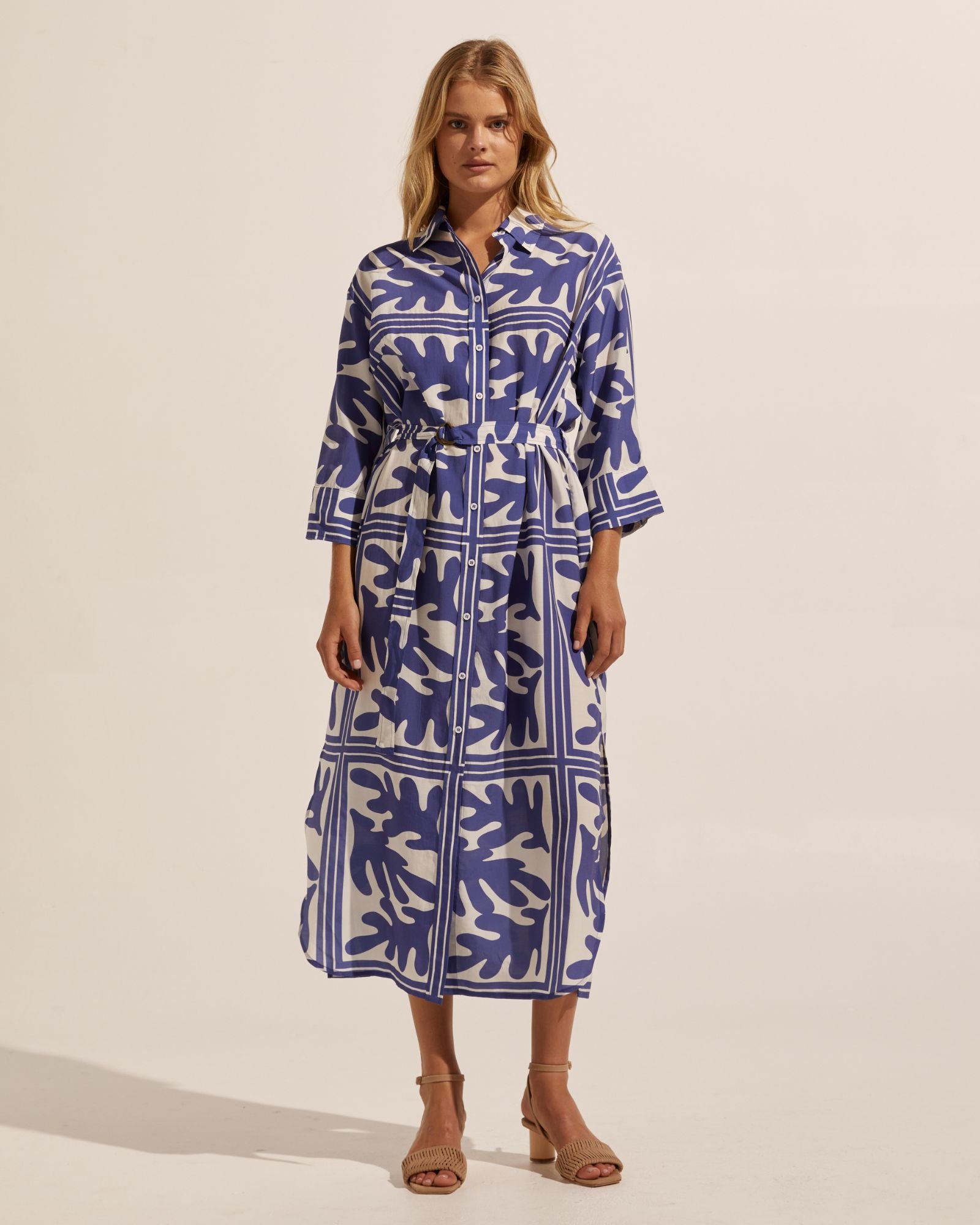 pinpoint dress - frond wave