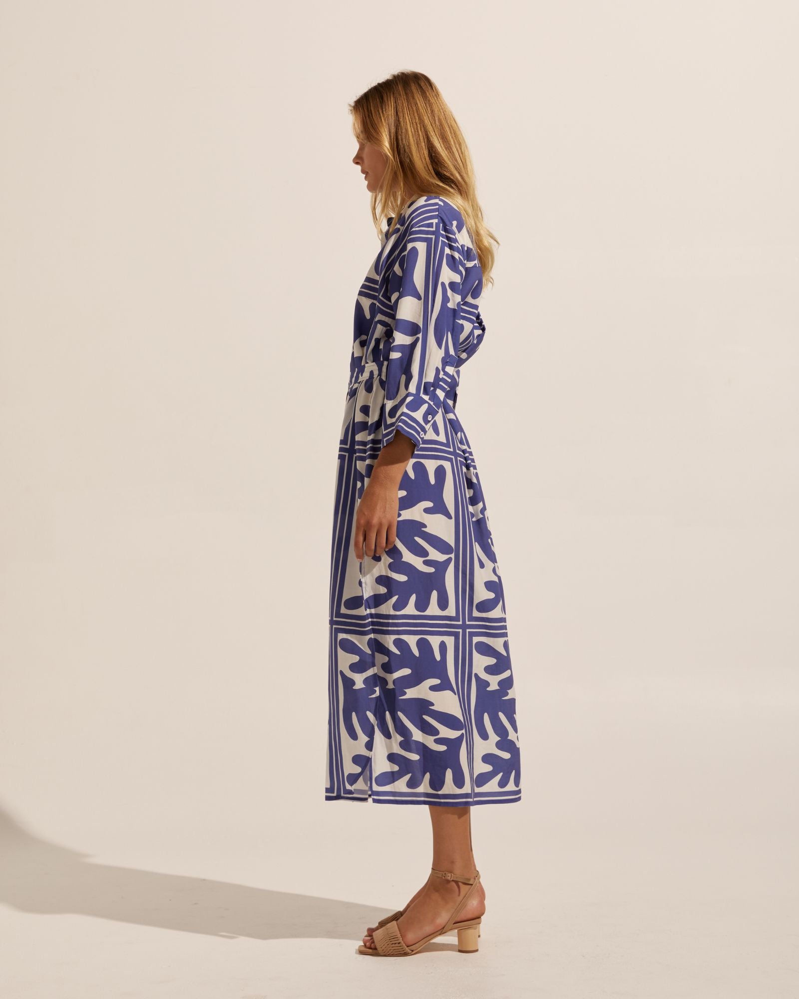 pinpoint dress - frond wave
