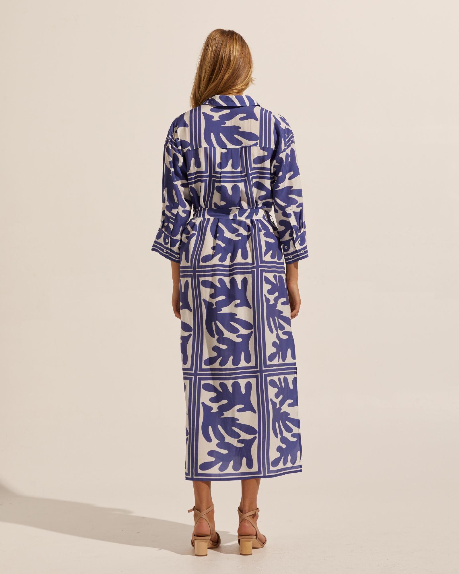 pinpoint dress - frond wave