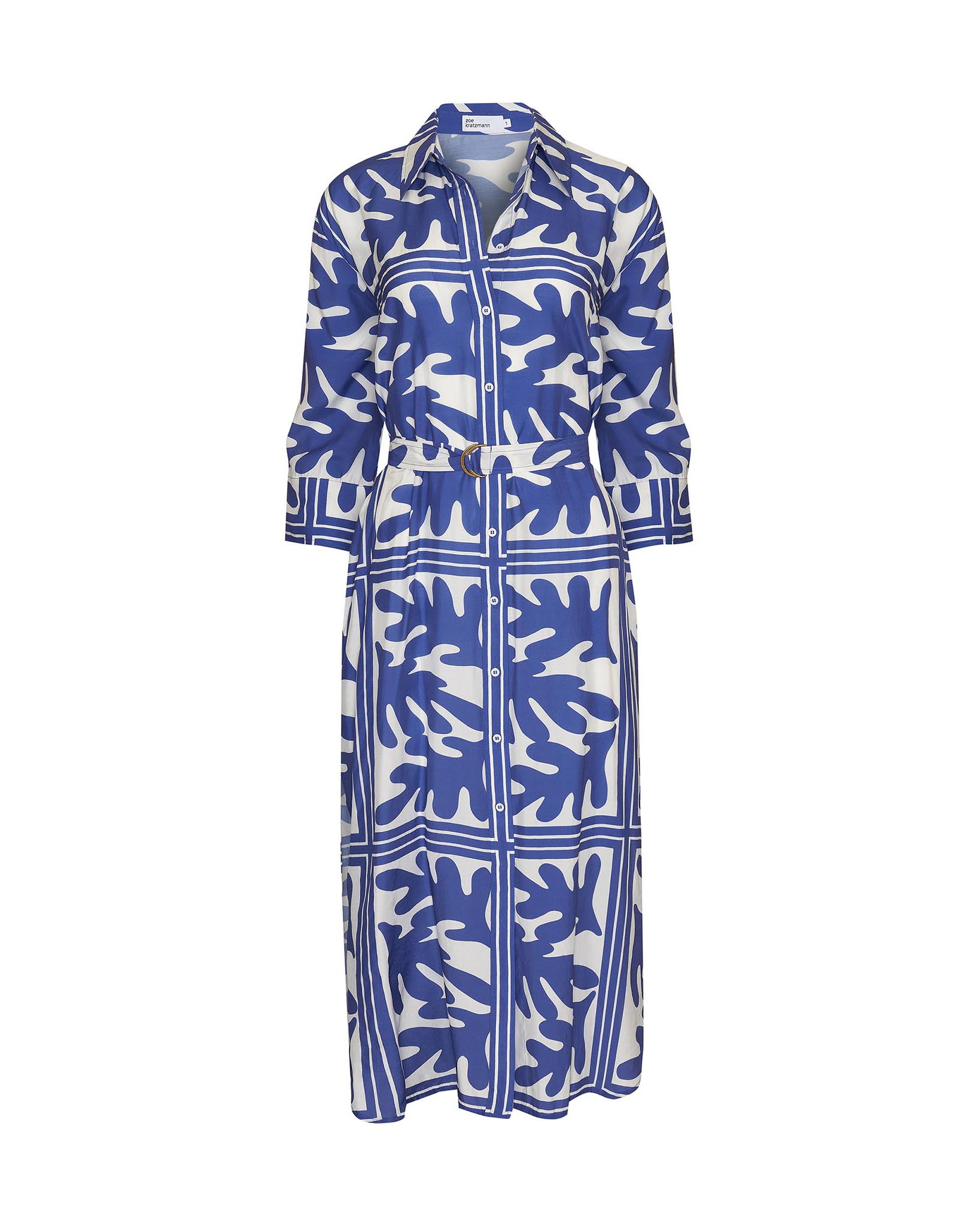 pinpoint dress - frond wave