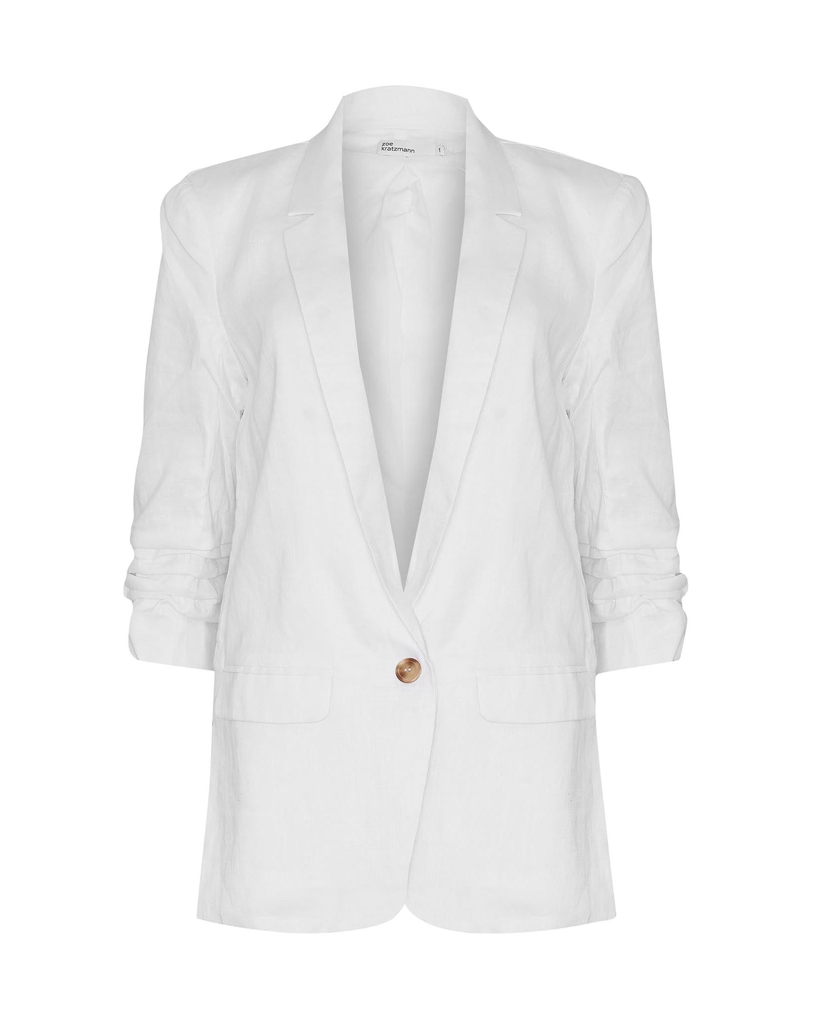 prevail jacket - porcelain