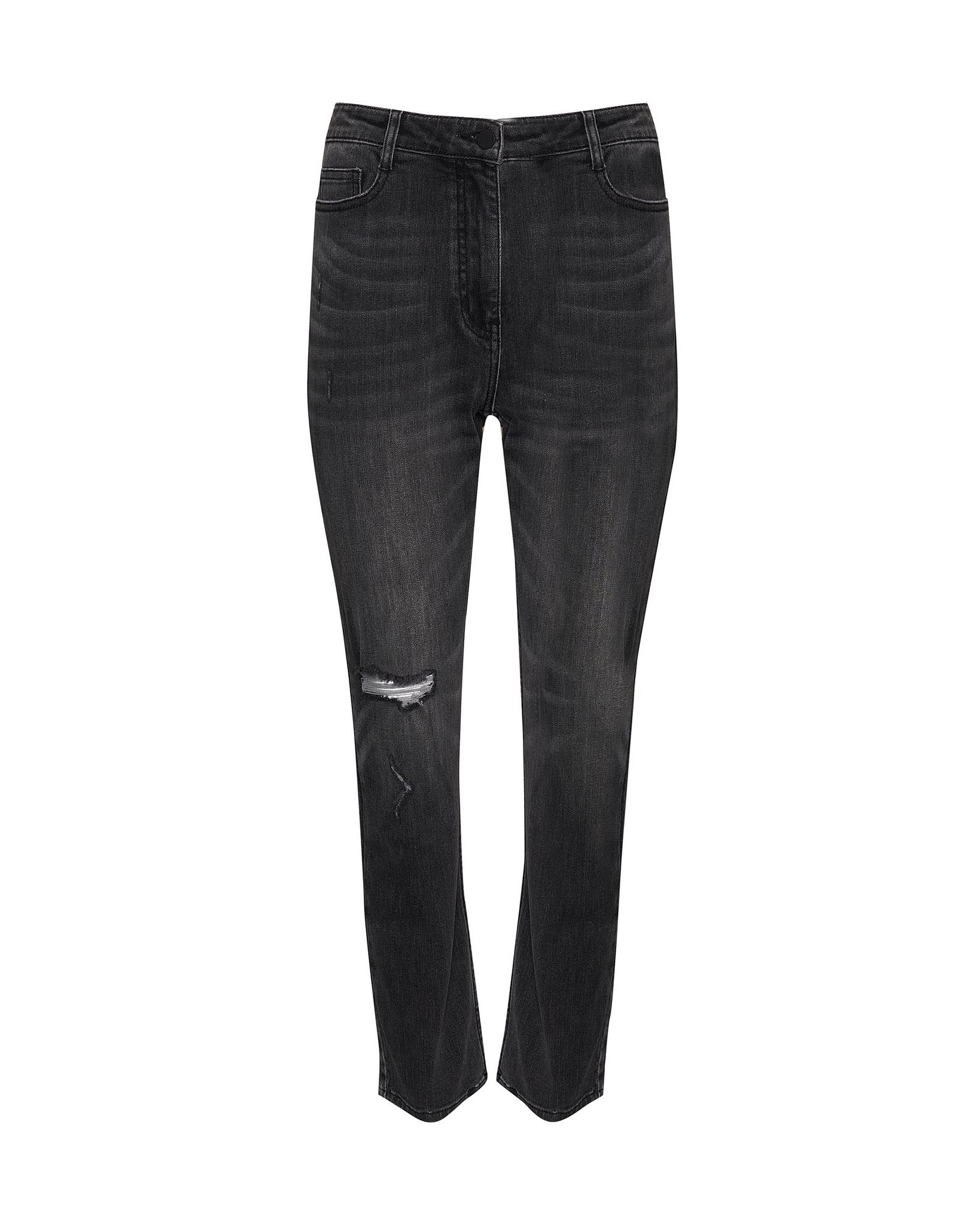 react jean - distressed black