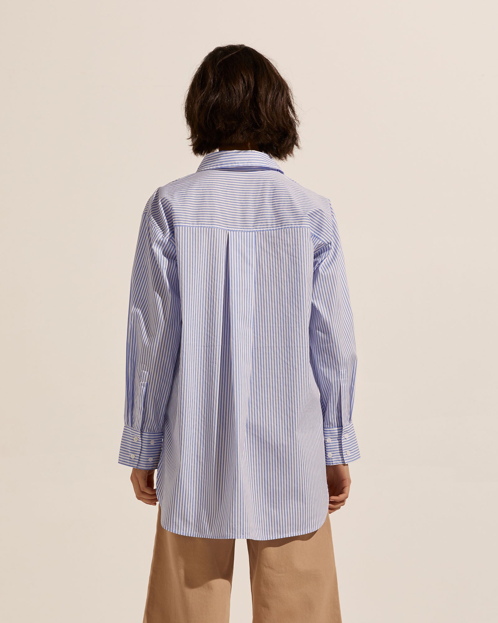 reprieve top - ocean stripe