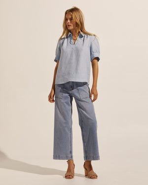 rogue jean - washed denim