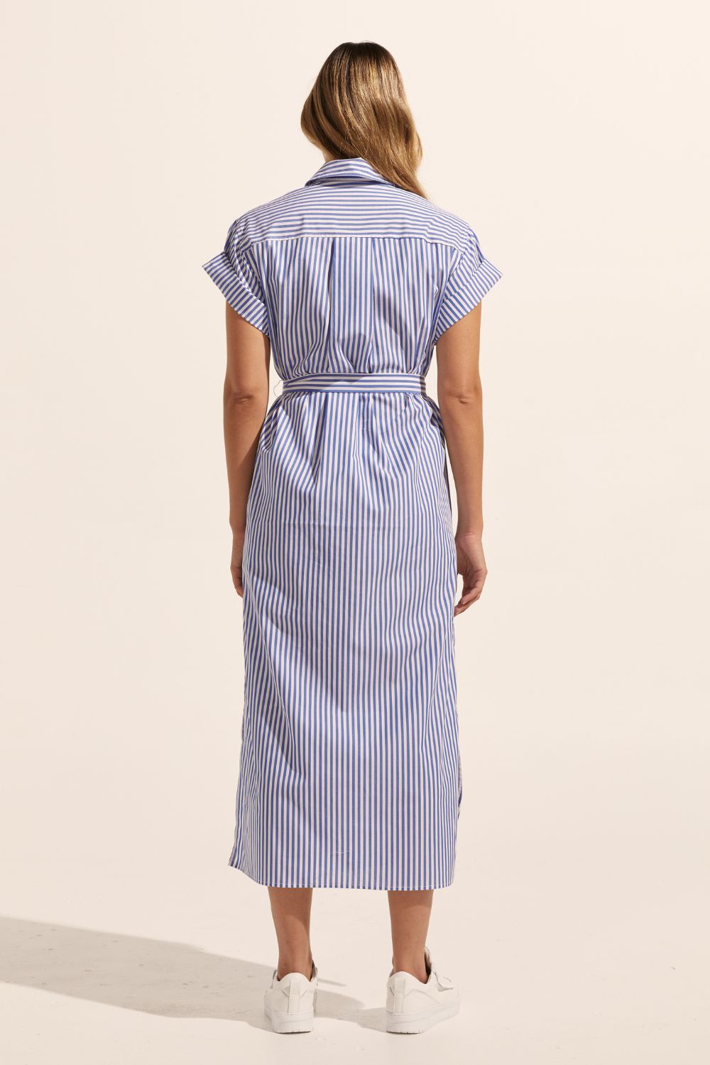 Rote Dress - cobalt stripe