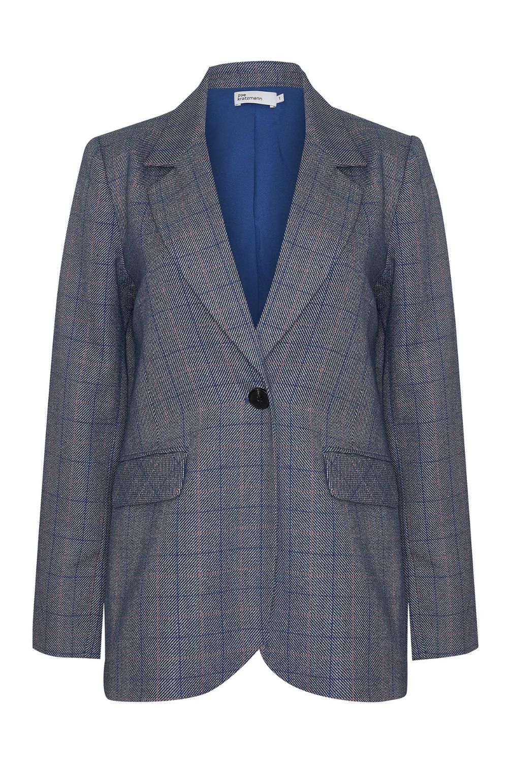 Scout jacket - sapphire check