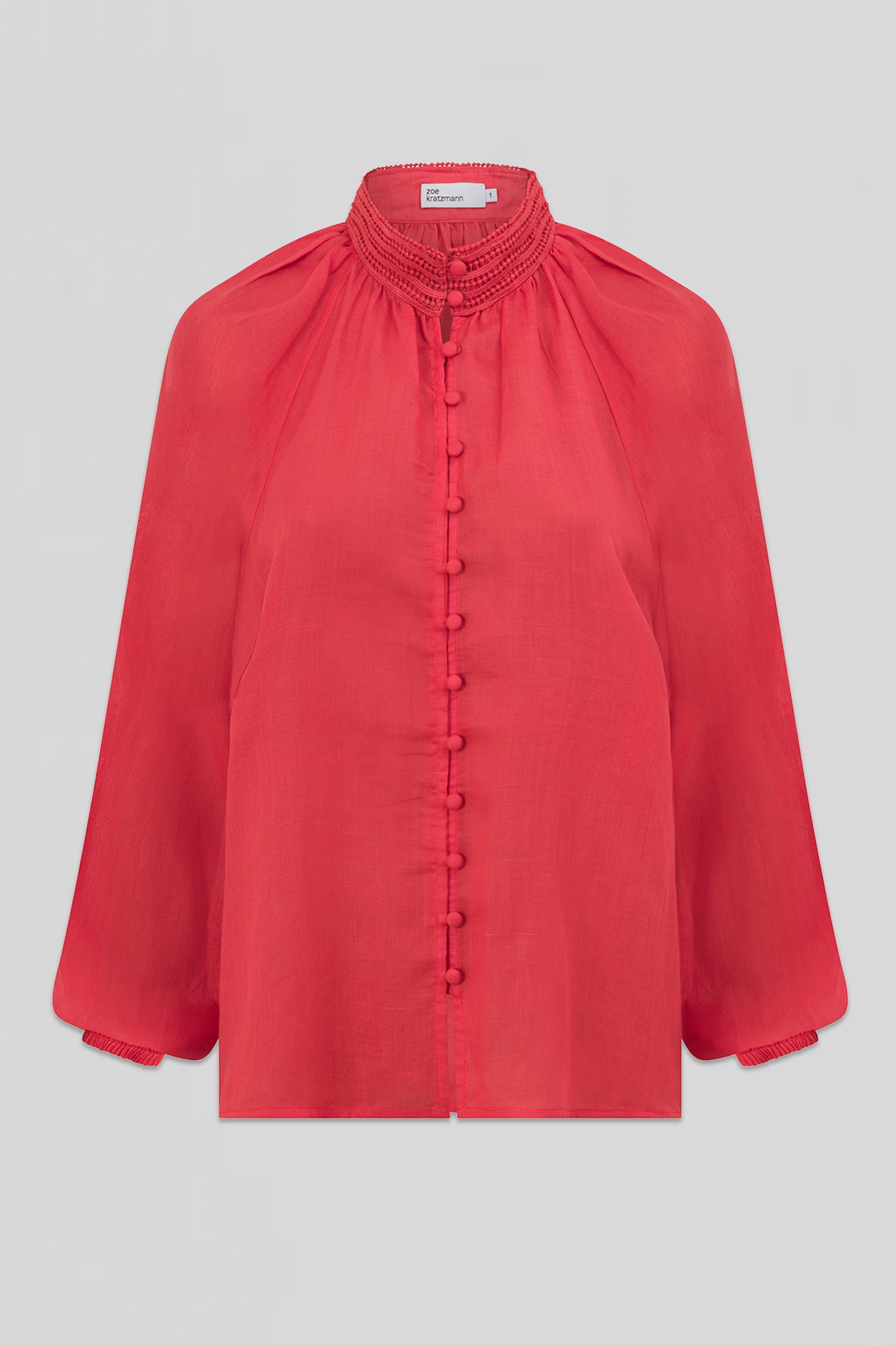 sincere top - scarlet|  zoe kratzmann| considered design
