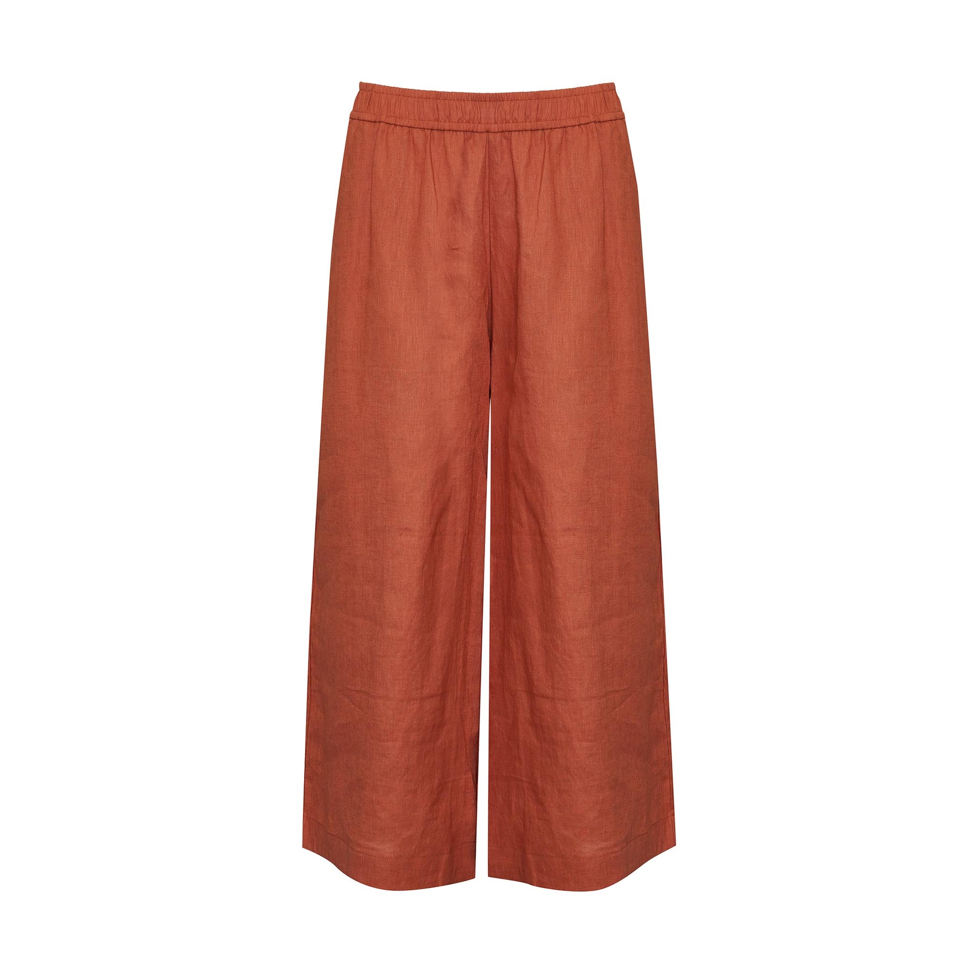 ginger, pants, elasticated waist, side pockets, wide leg, product image