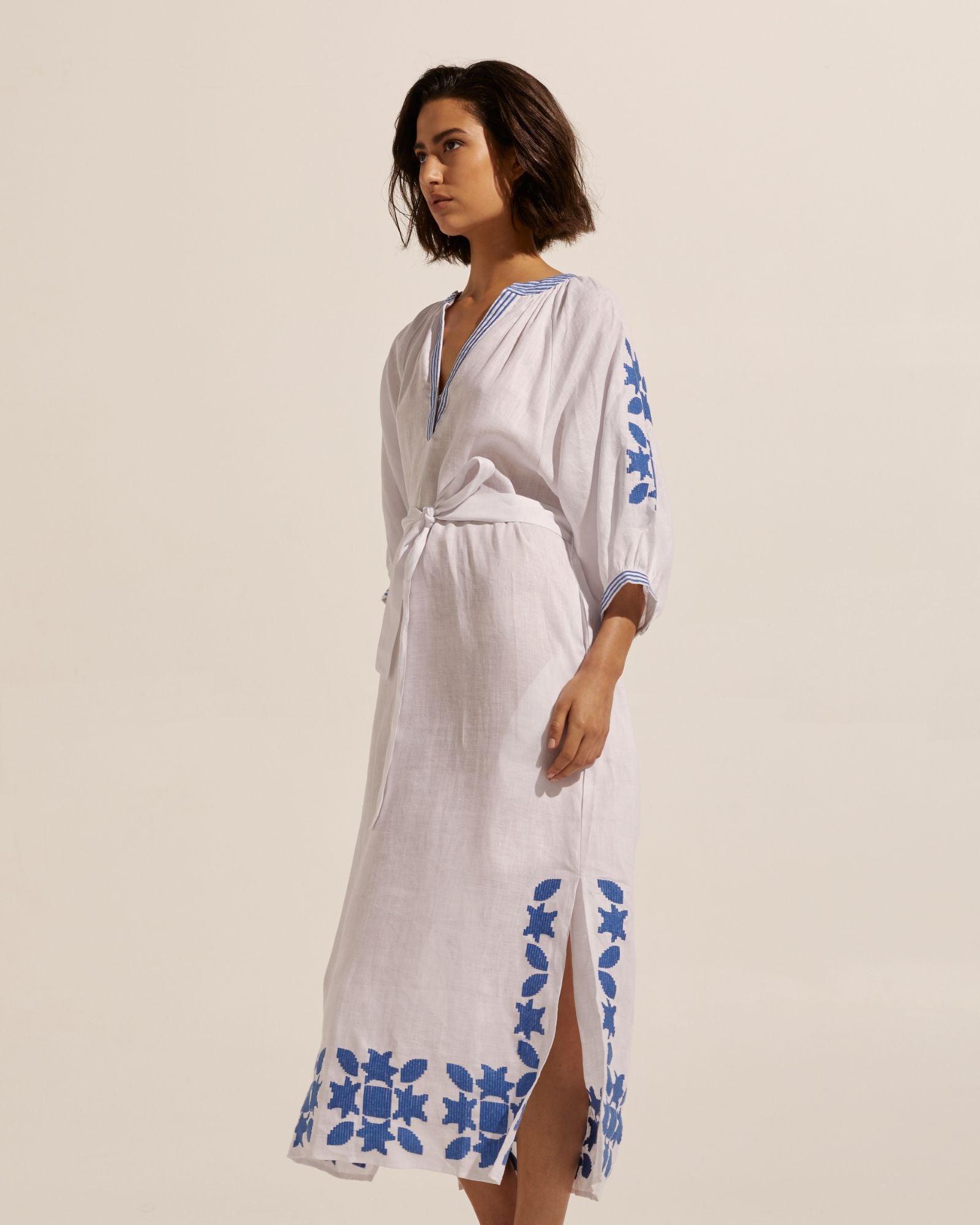 sundial dress - azure