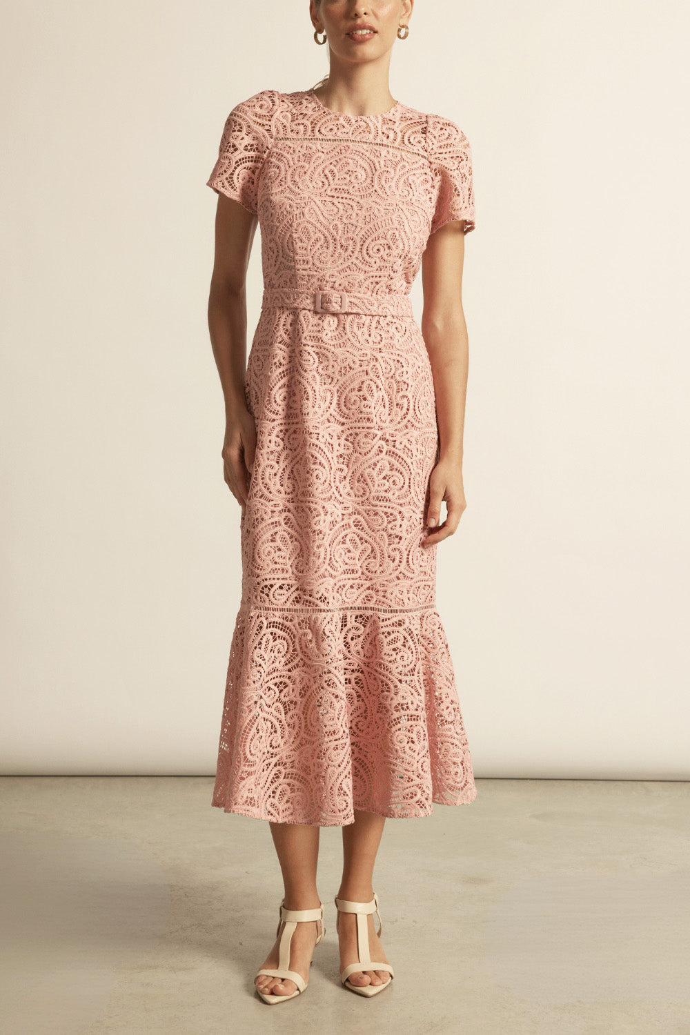 Sundown Lace Dress - petal swirl|  zoe kratzmann| considered design