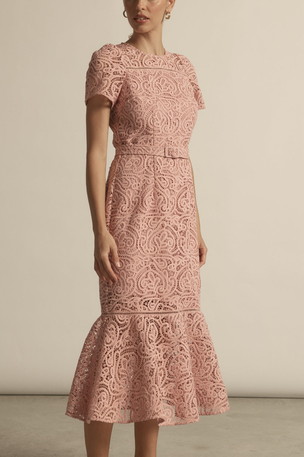 Sundown Lace Dress - petal swirl|  zoe kratzmann| considered design