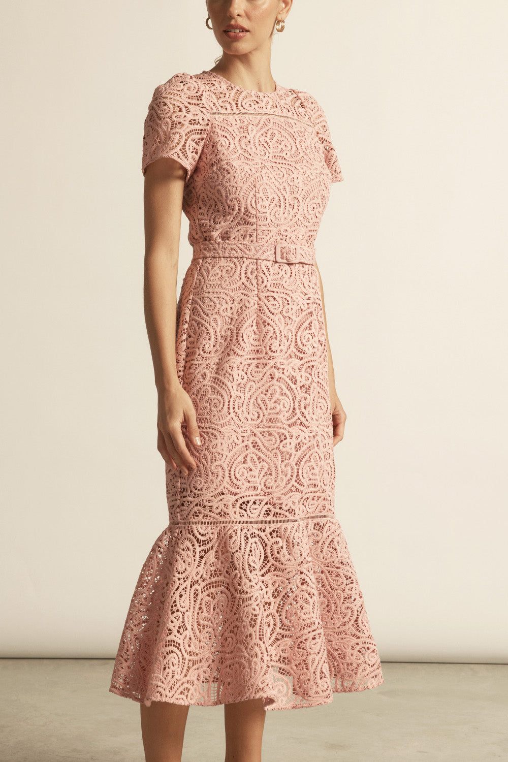 Sundown Lace Dress - petal swirl|  zoe kratzmann| considered design