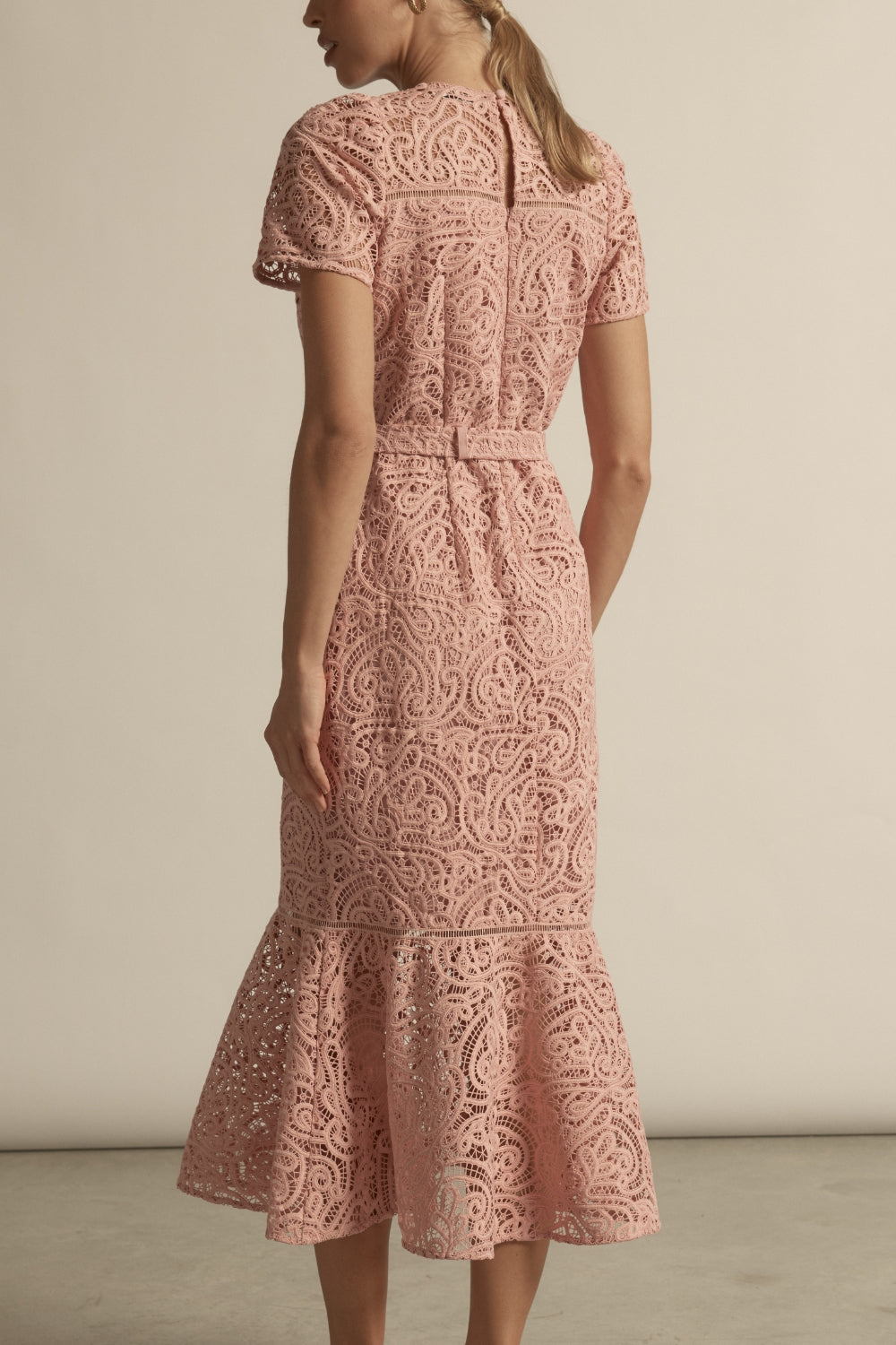 Sundown Lace Dress - petal swirl|  zoe kratzmann| considered design