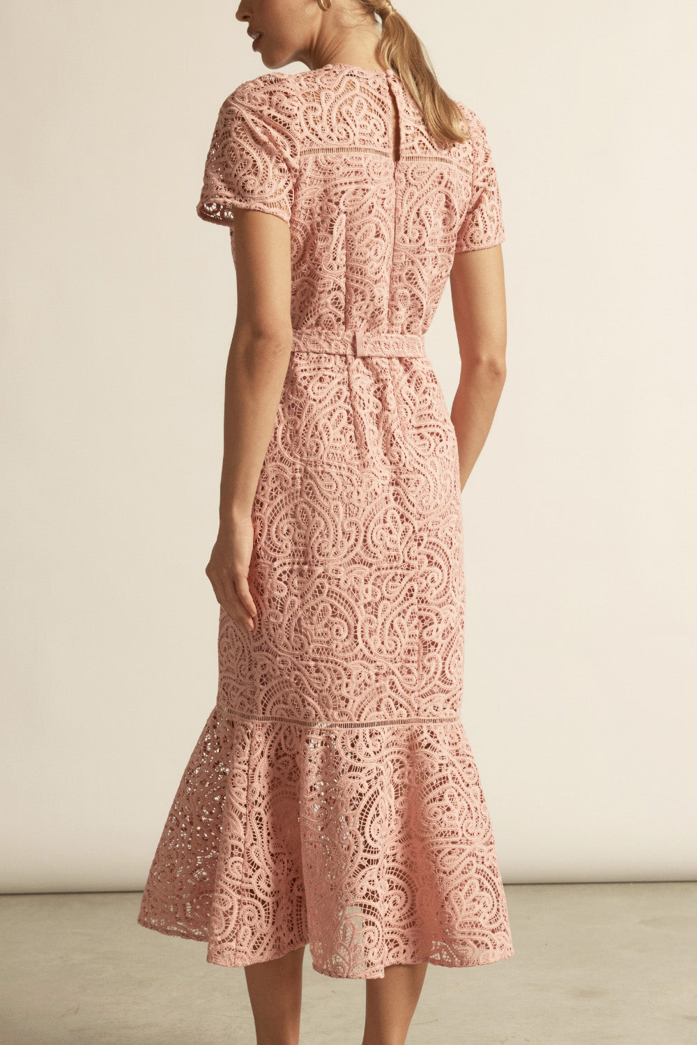 Sundown Lace Dress - petal swirl|  zoe kratzmann| considered design